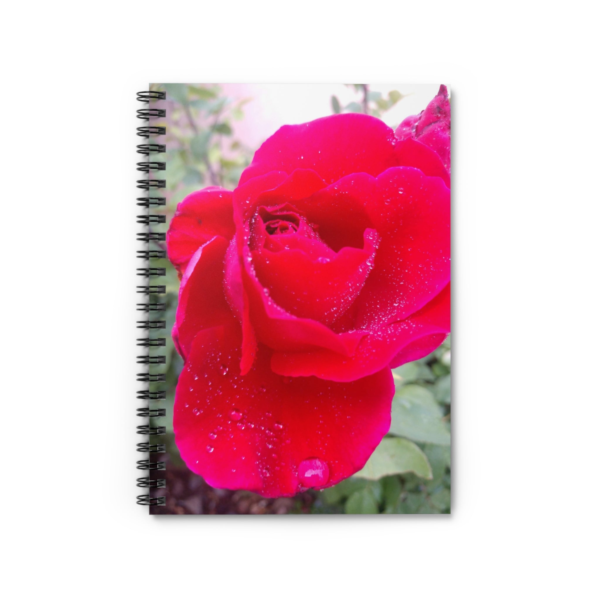 Floral Spiral Notebook - Ruled Lines, Perfect Gift for Flower Lovers, Journaling, Study, Daily Planner, Mother's Day, Cute Stationery