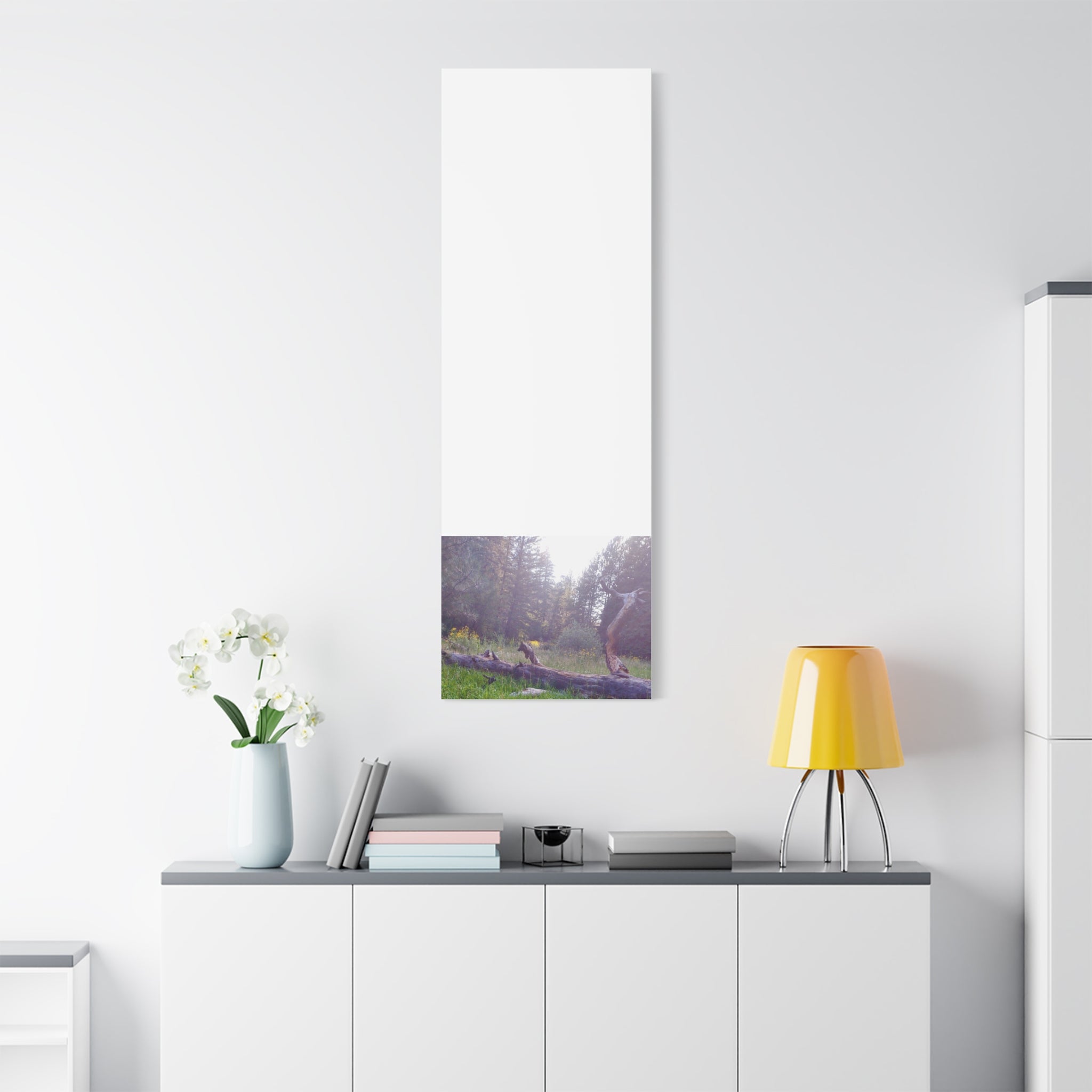 Matte Canvas Wall Art - Serene Nature Scene, Perfect for Home Decor, Gift for Nature Lovers, Office Wall Decoration, Rustic Art Print