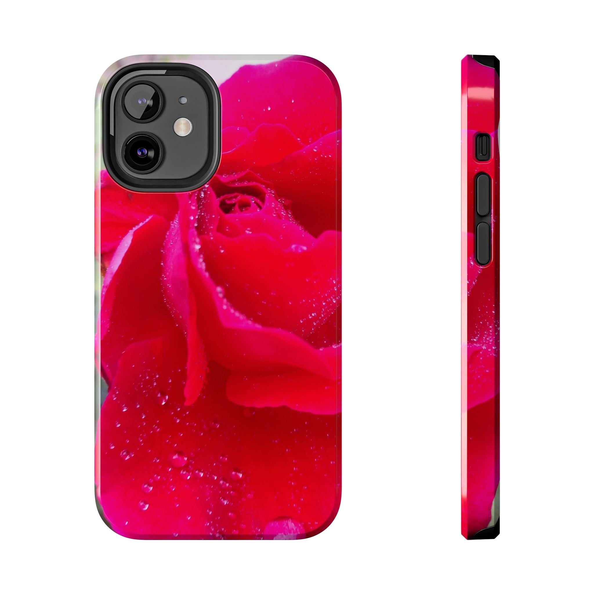 Flower Print Tough Phone Cases, Floral iPhone Case, Durable Mobile Covers, Unique Gift for Her, Birthday Present, Rose Design