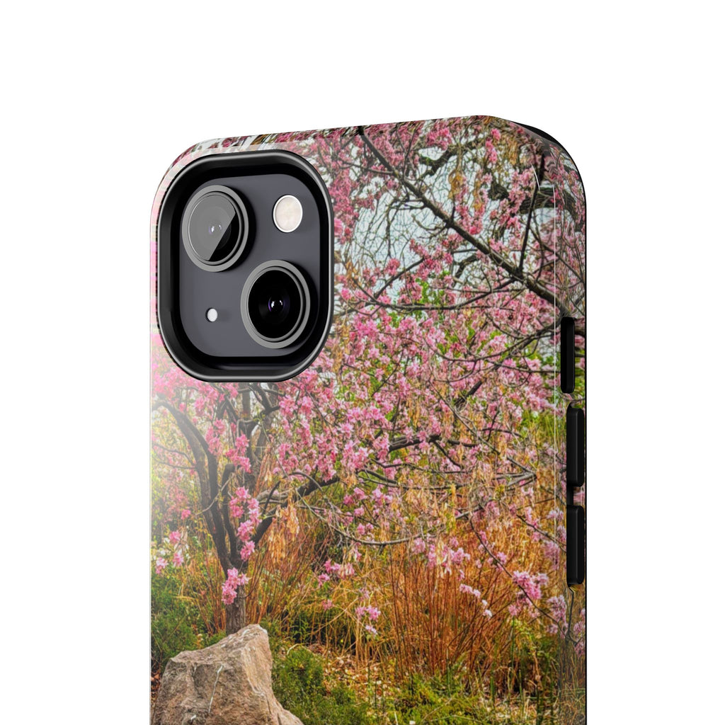 Cherry Blossom Tough Phone Cases - Nature Lover Gift, Floral Phone Accessories, Spring Decor, Custom Cases, Outdoor Adventure