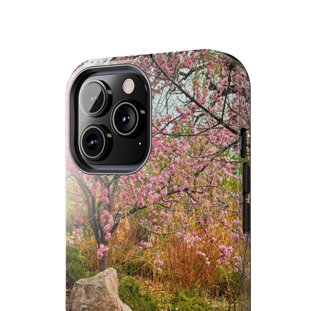 Cherry Blossom Tough Phone Cases - Nature Lover Gift, Floral Phone Accessories, Spring Decor, Custom Cases, Outdoor Adventure