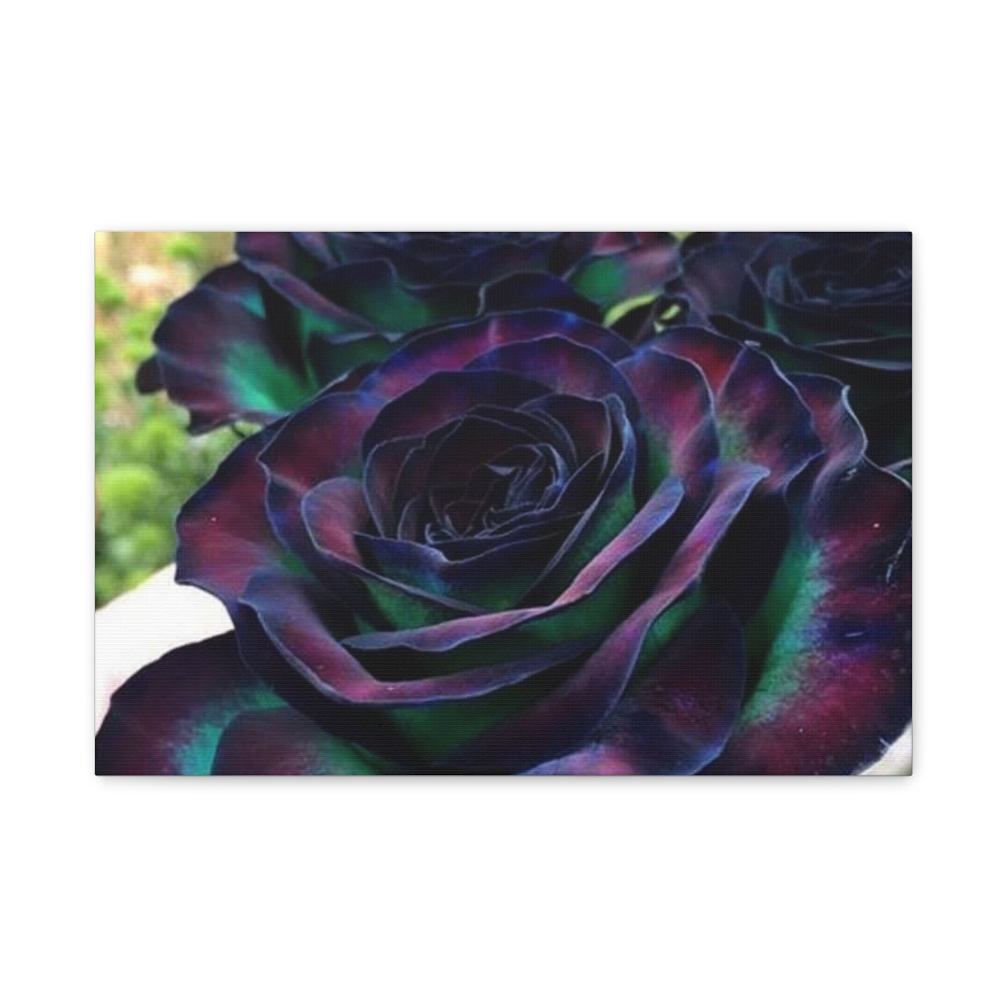 Matte Canvas Wall Art Print of Mystical Roses, Colorful Home Decor, Unique Gift for Art Lovers, Flower Wall Decor, Floral Artwork, [...]