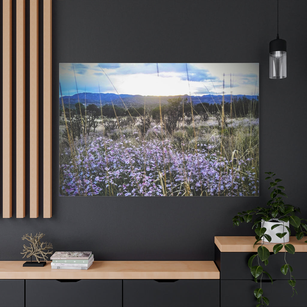 Framed Botanical Wall Art, Floral Canvas Print, Nature Decor, Home Interior Art, Gift for Garden Lovers, Beautiful Flower Landscape