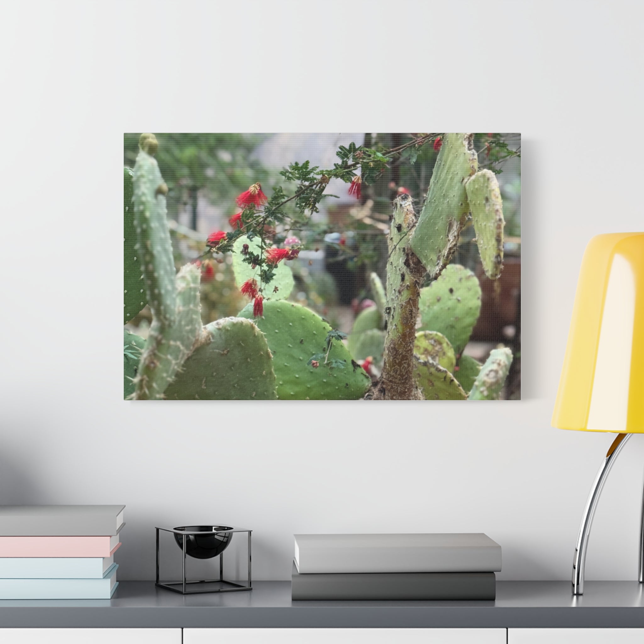 Cactus Artwork Print, Botanical Wall Decor, Succulent Canvas, Nature Lover Gift, Home Decoration