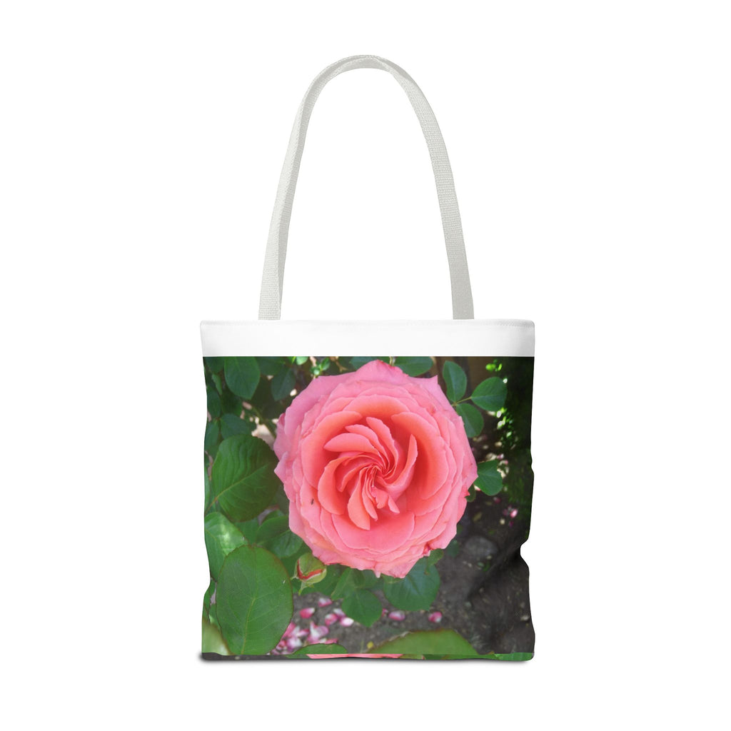Floral Rose Tote Bag, Stylish Shopping Bag, Eco-Friendly Tote, Gift for Her, Summer Outing Accessory