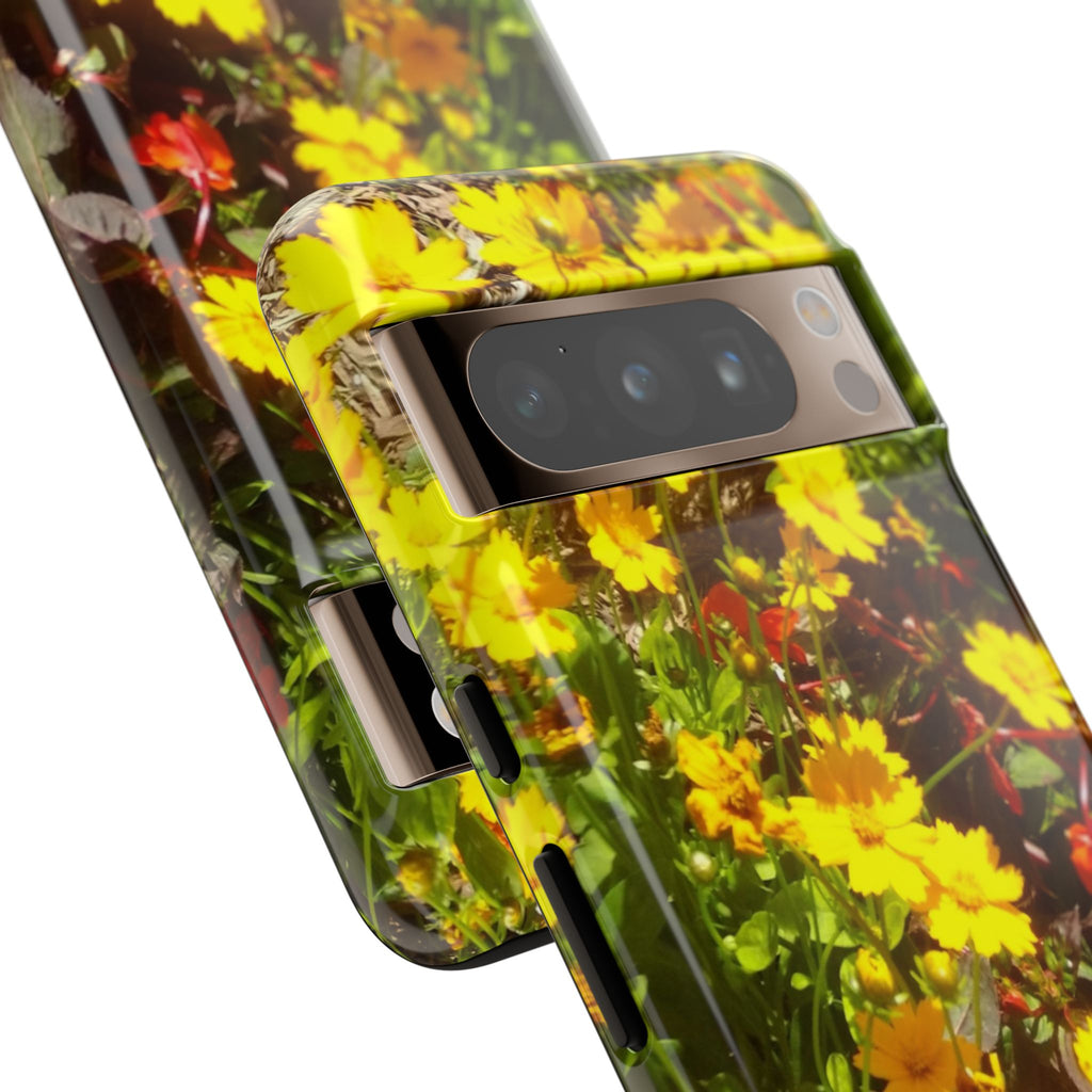 Floral Phone Case - Tough Cases with Vibrant Yellow Flowers, Protective Floral Cover, Spring Decor, Gift Idea for Nature Lovers, [...]