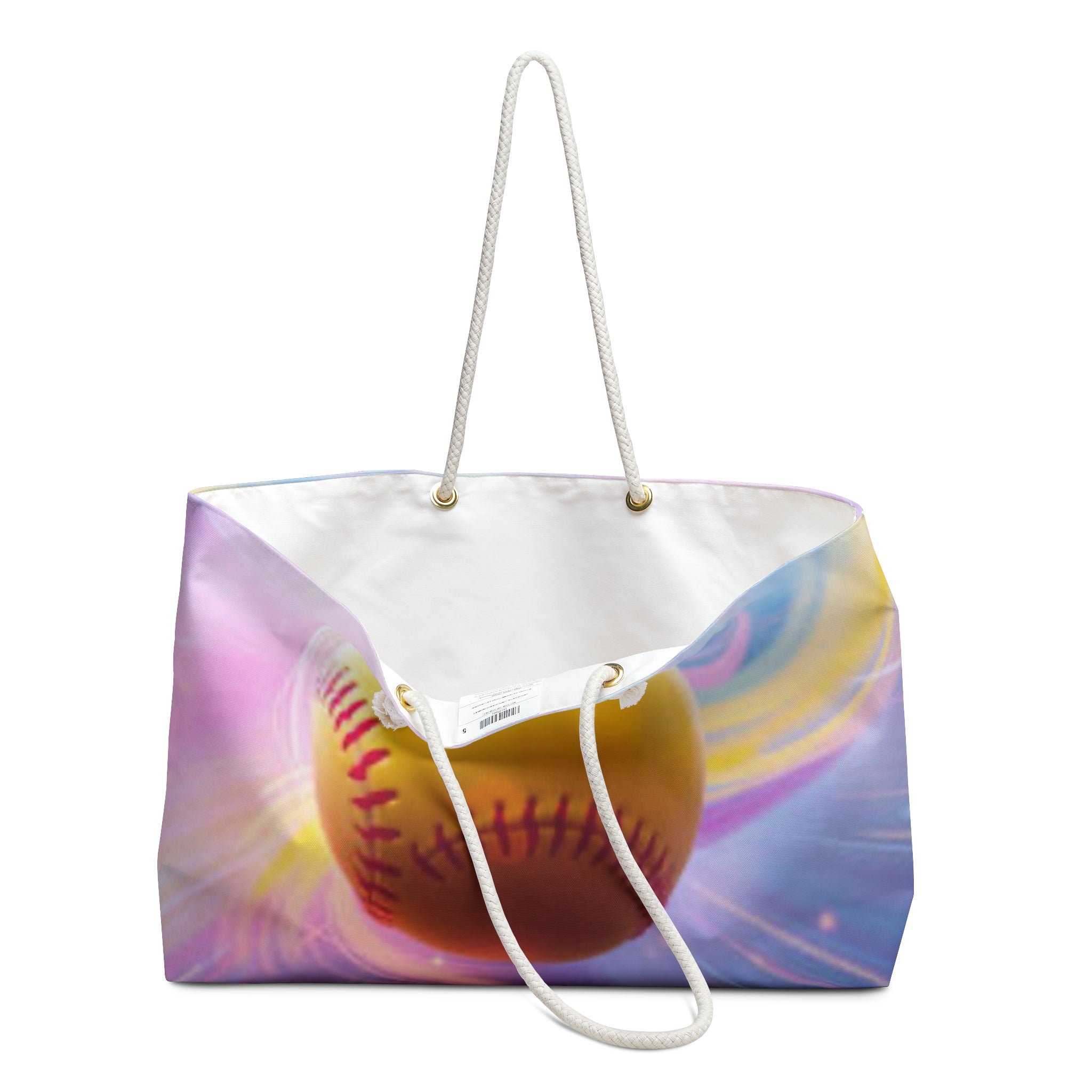 Softball Weekender Bag, Sports Tote, Travel Bag for Athletes, Softball Lover Gift, Gym Bag for Sports Events