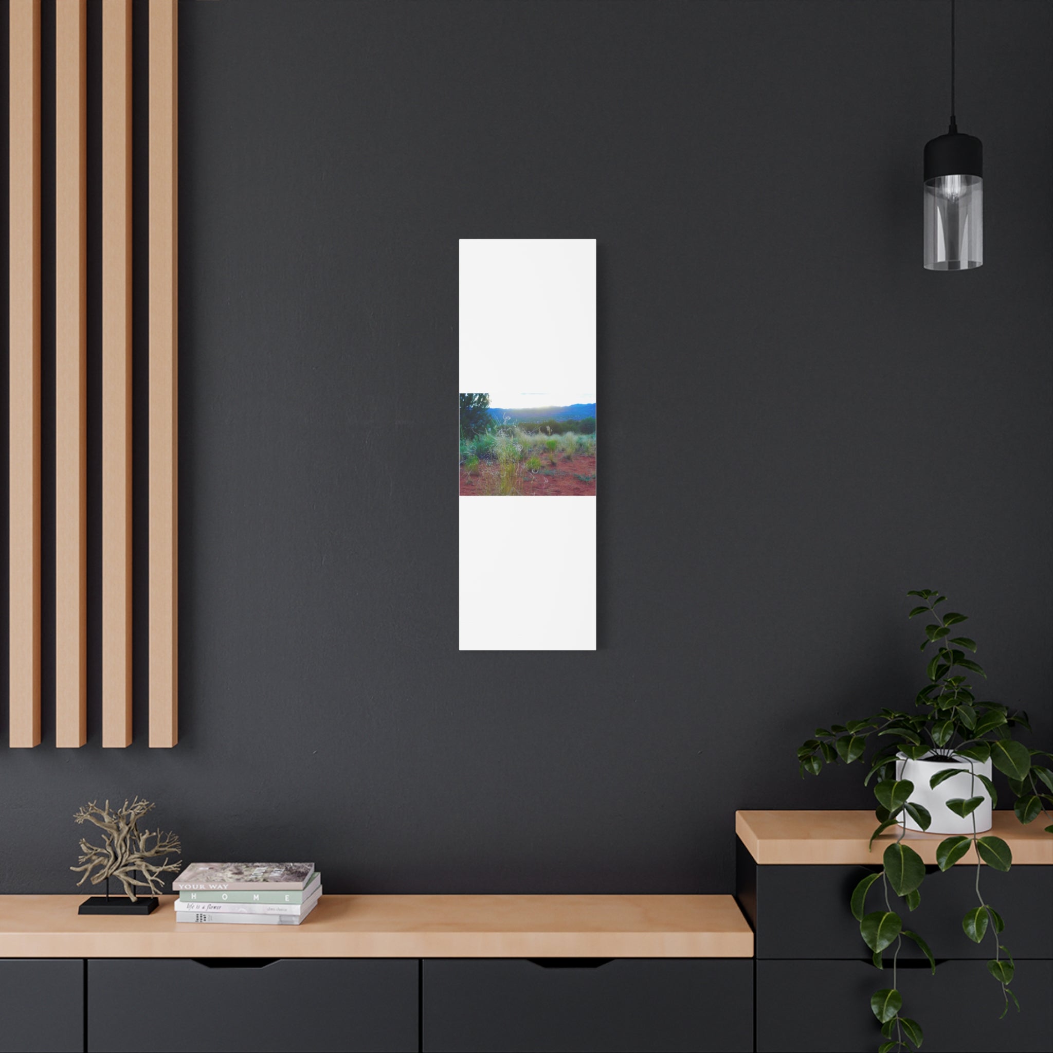 Stretched Canvas Art Print, Nature Wall Decor, Boho Home Decor, Rustic Landscape Art, Gift for Nature Lovers