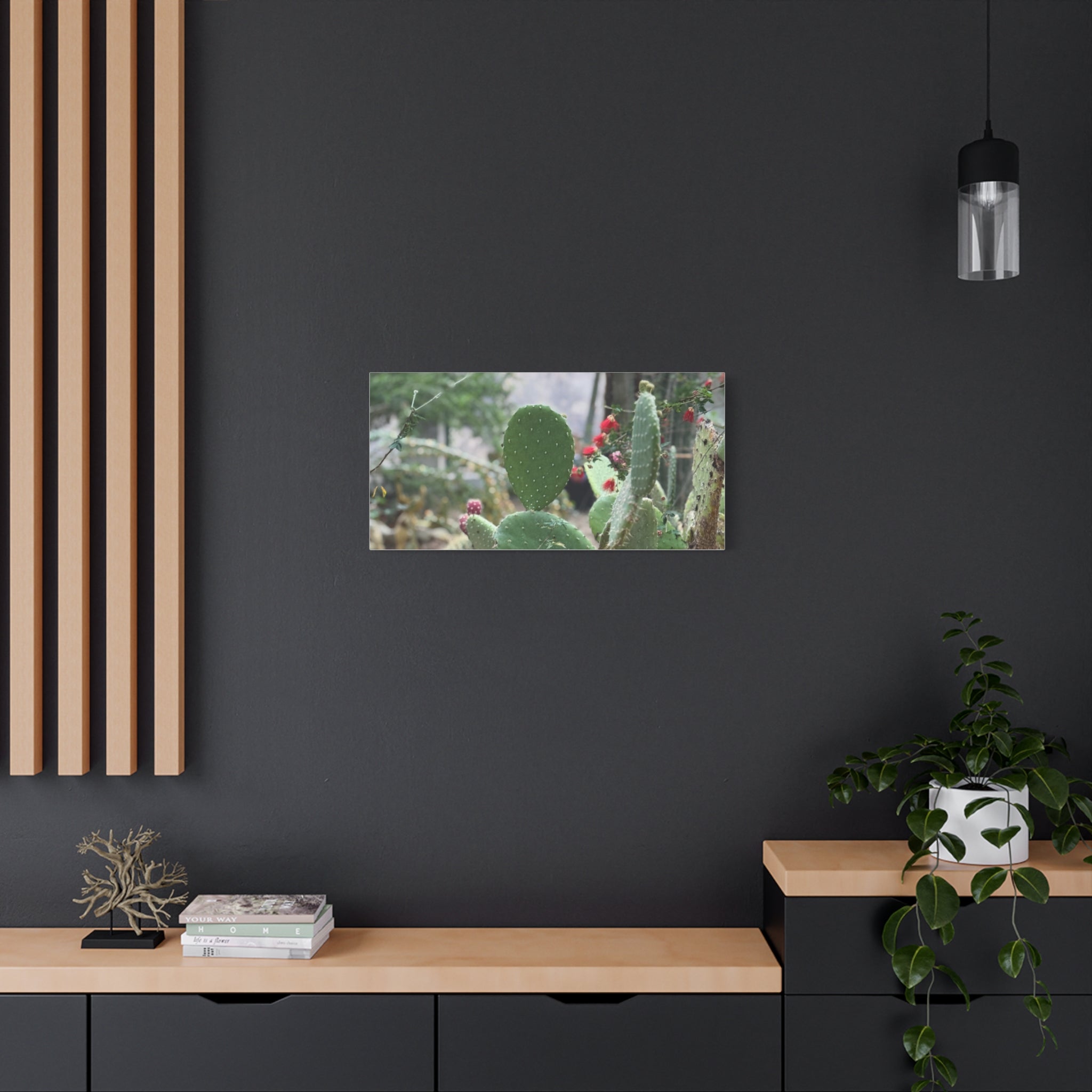 Cactus Matte Canvas Wall Art, Nature Decor, Southwestern Room Design, Green Plant Prints, Home and Office Wall Decor