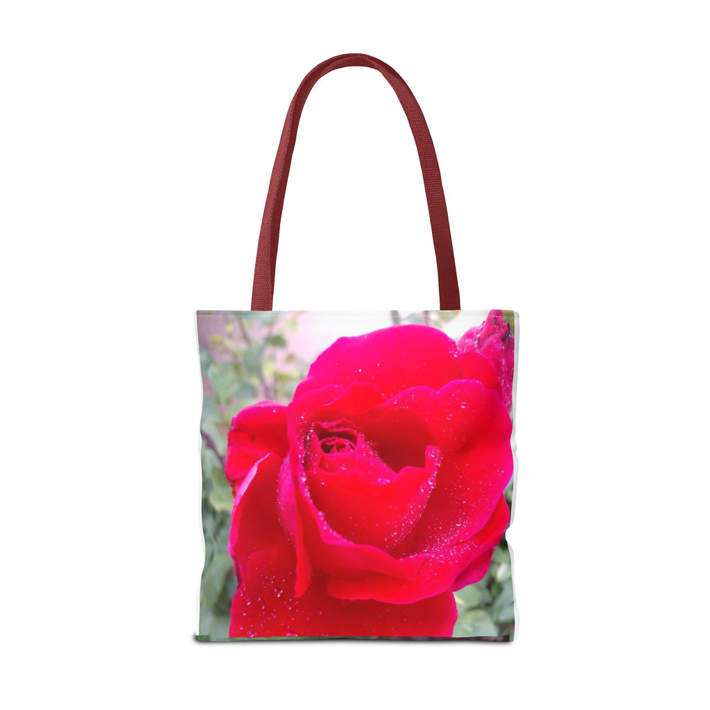 Vibrant Floral Tote Bag - Eco-Friendly Canvas, Perfect for Shopping, Beach Days, or Gift Giving - Rose Design