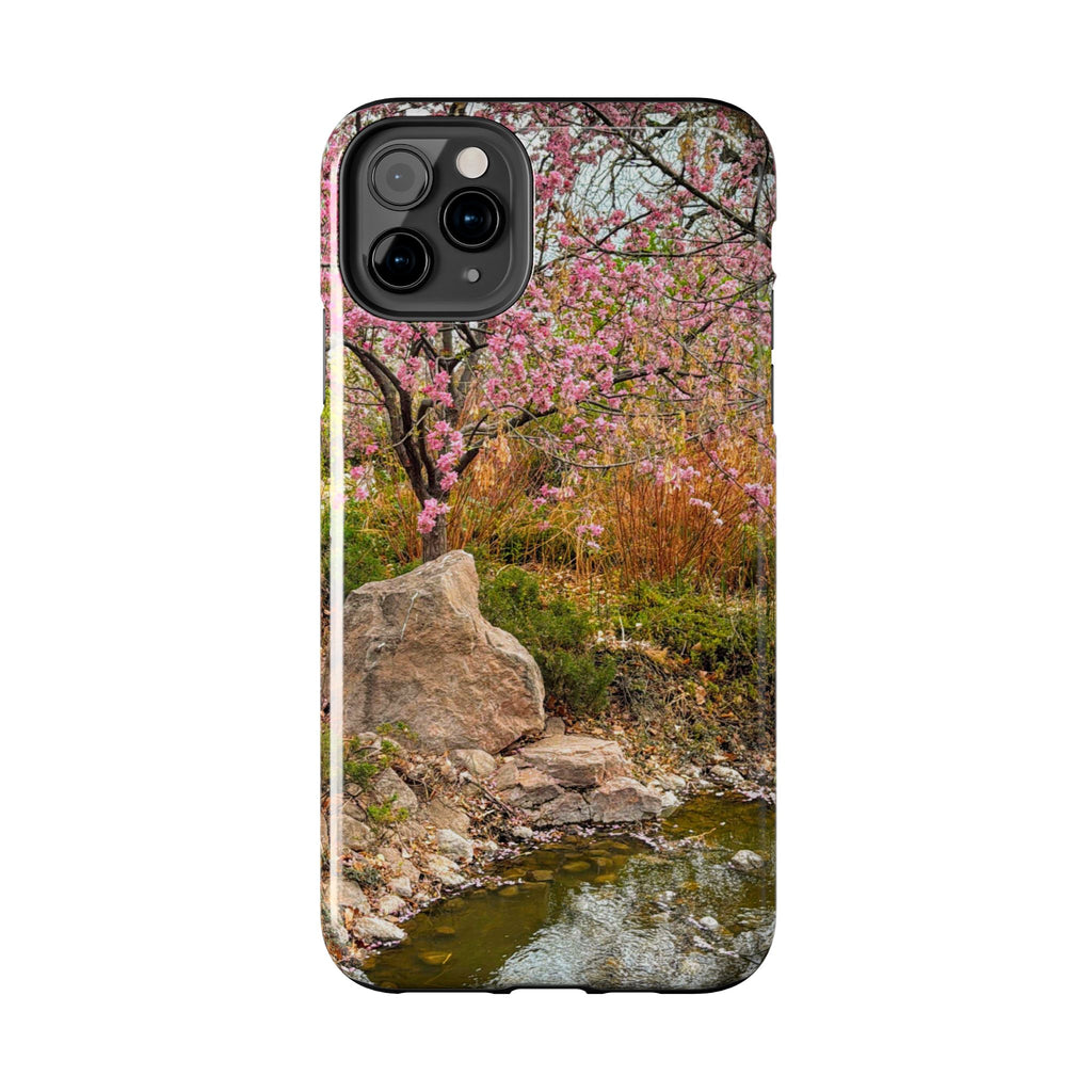 Cherry Blossom Tough Phone Cases - Nature Lover Gift, Floral Phone Accessories, Spring Decor, Custom Cases, Outdoor Adventure
