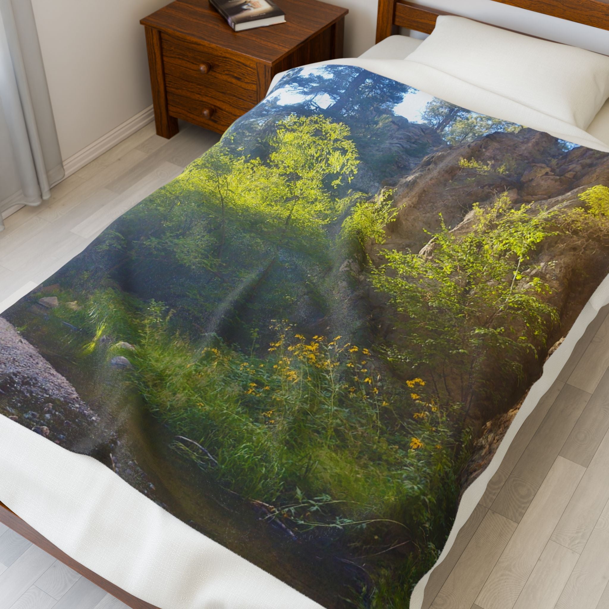 Nature-Inspired Velveteen Plush Blanket | Cozy Gift for Outdoor Lovers, Home Decor, Camping Essential, Soft Throw Blanket, Perfect for [...]