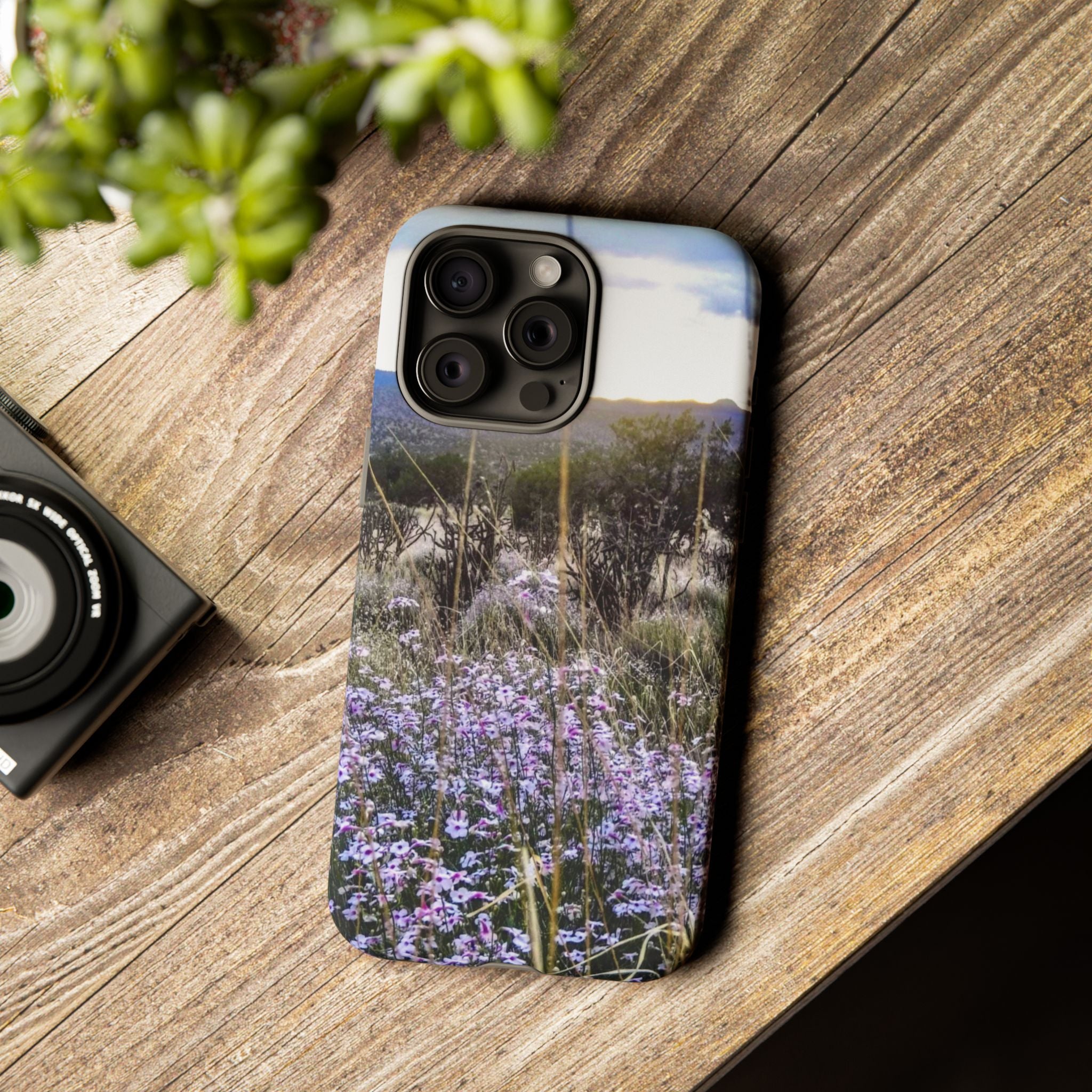 Floral Phone Case, Tough Phone Cover for Outdoor Lovers, Nature-Inspired Accessories, Gift for Photography Enthusiasts, Protective [...]