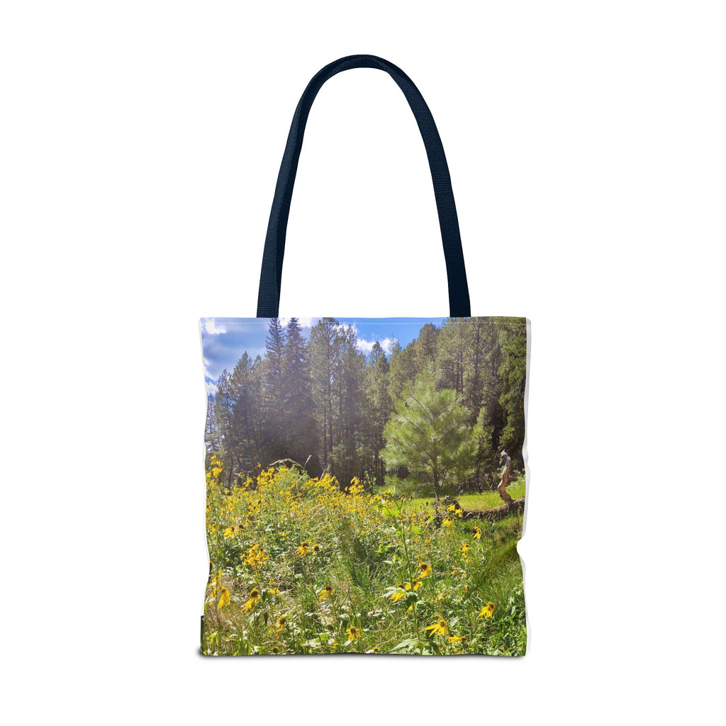 Nature-Inspired Tote Bag, Eco-Friendly Shopping Bag, Flower Print Purse, Gift for Nature Lovers, Summer Picnic Carrier
