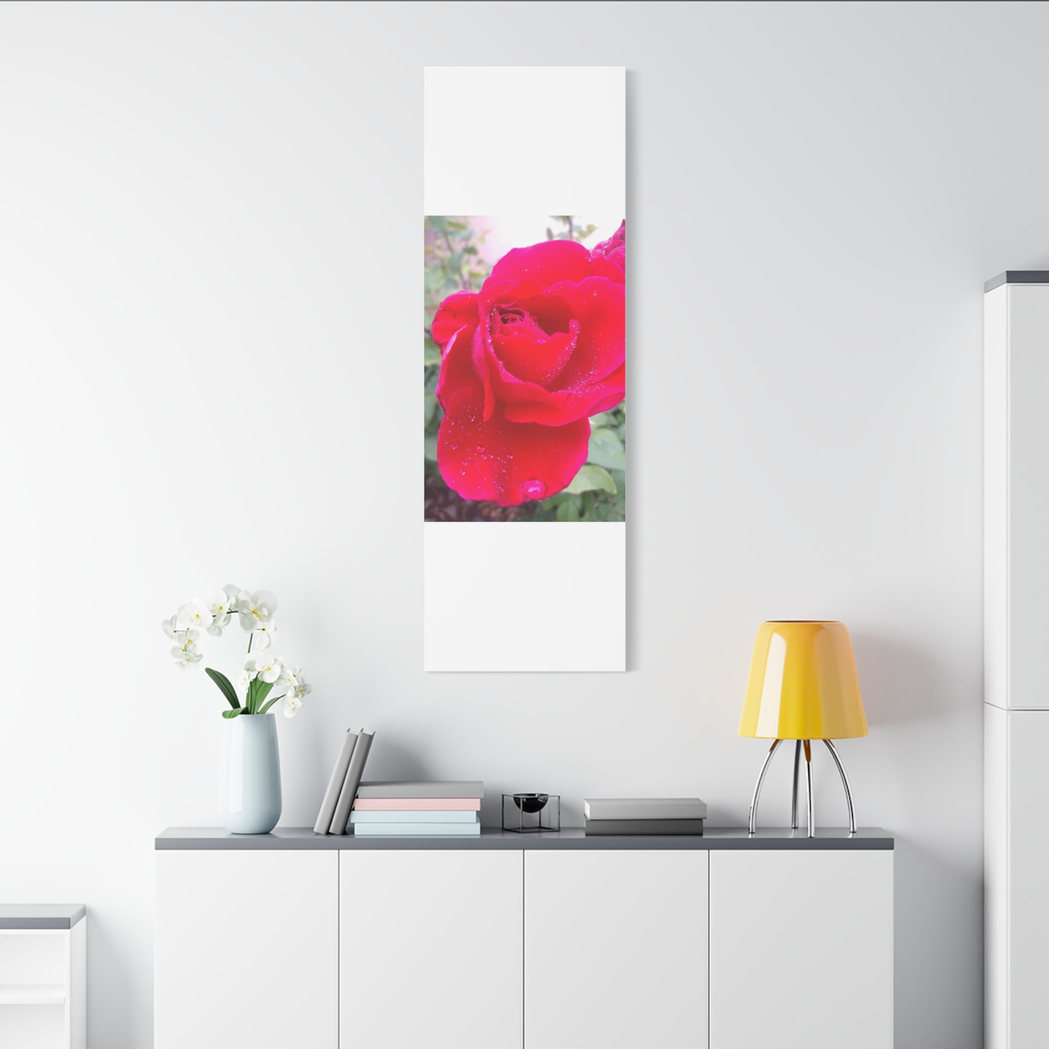 Stunning Floral Canvas Print, Home Decor, Wall Art, Gift for Flower Lovers, Red Rose Art, Mother's Day Gift