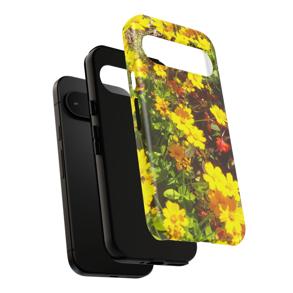 Floral Phone Case - Tough Cases with Vibrant Yellow Flowers, Protective Floral Cover, Spring Decor, Gift Idea for Nature Lovers, [...]