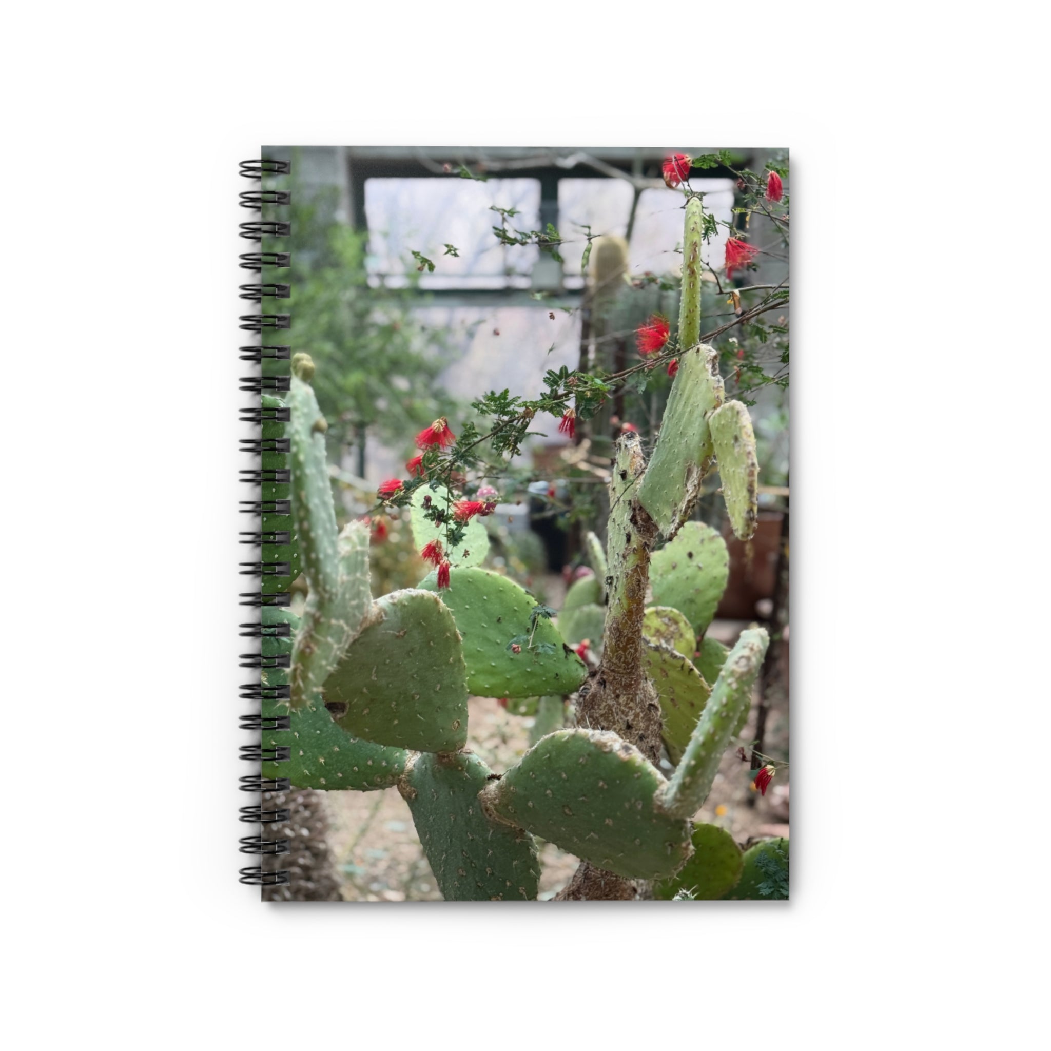 Cactus-Themed Spiral Notebook - Ruled Line, Perfect for Students, Journaling, Gift & Motivation, Botanical Design, Cute Stationery