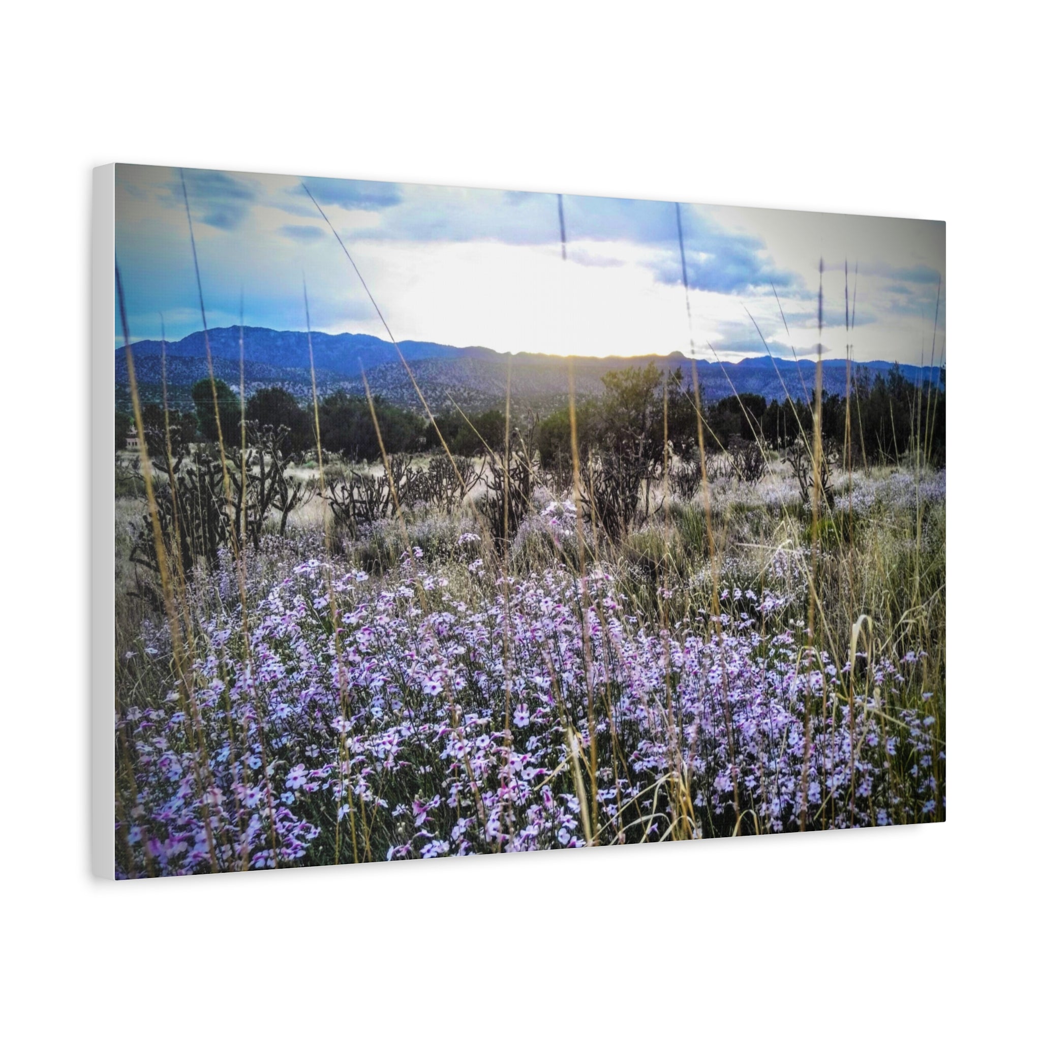 Framed Botanical Wall Art, Floral Canvas Print, Nature Decor, Home Interior Art, Gift for Garden Lovers, Beautiful Flower Landscape