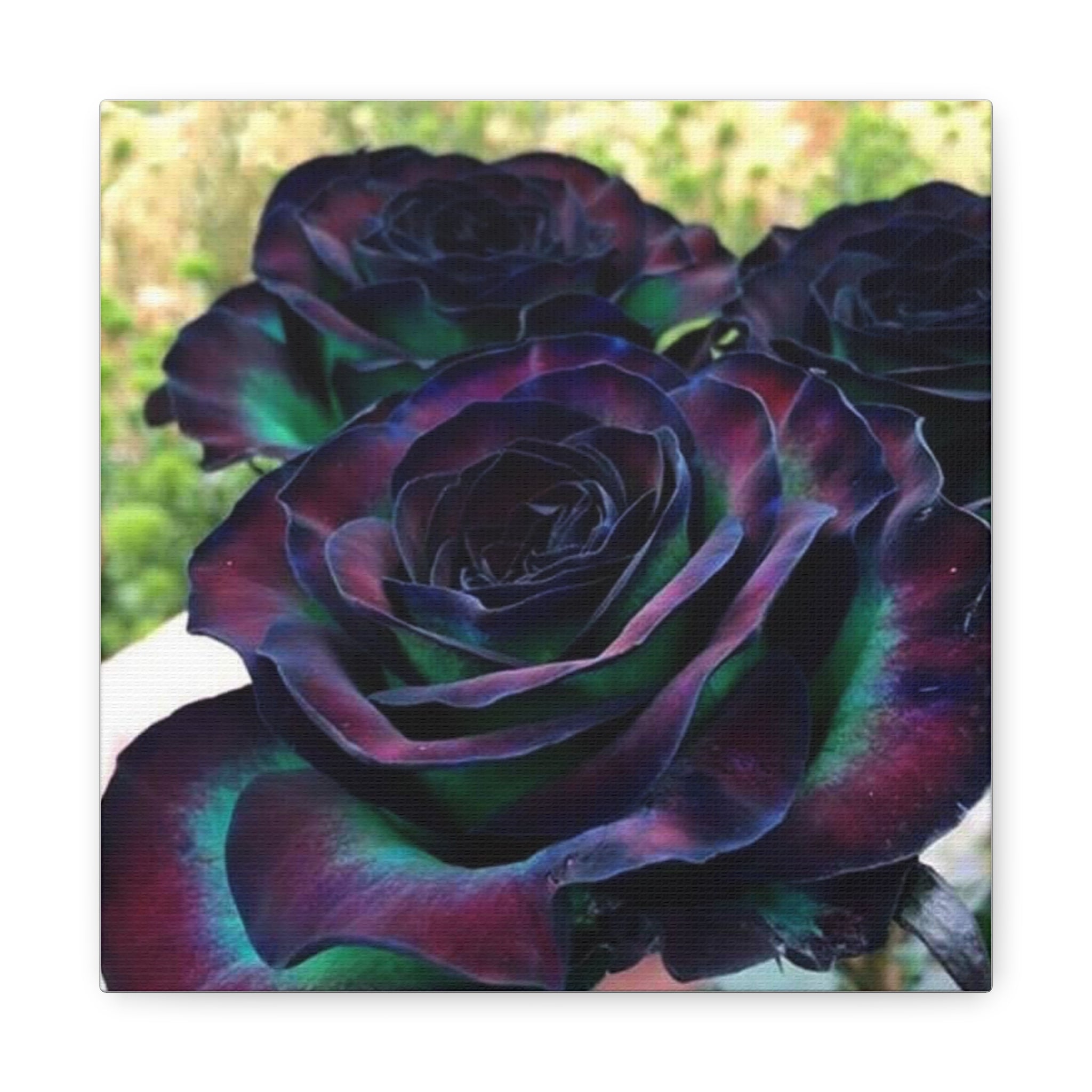 Matte Canvas Wall Art Print of Mystical Roses, Colorful Home Decor, Unique Gift for Art Lovers, Flower Wall Decor, Floral Artwork, [...]