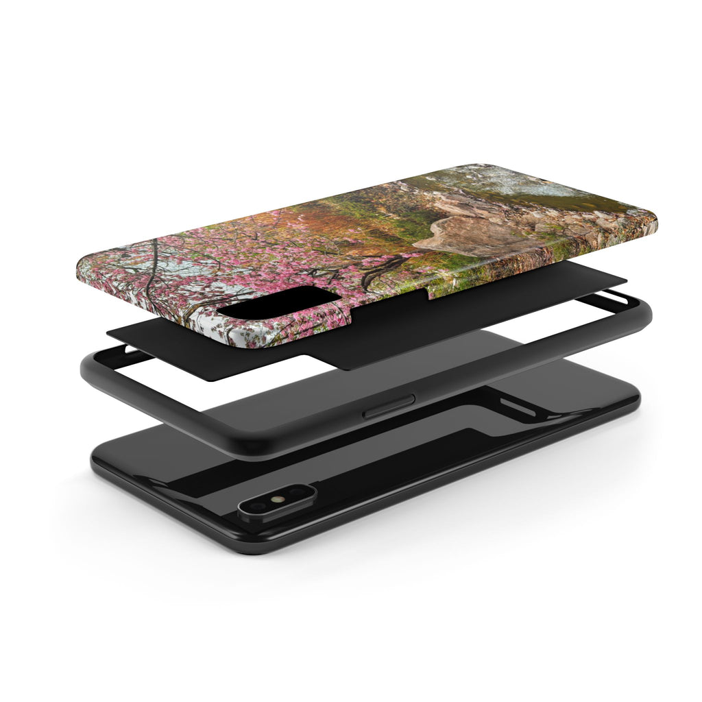 Cherry Blossom Tough Phone Cases - Nature Lover Gift, Floral Phone Accessories, Spring Decor, Custom Cases, Outdoor Adventure