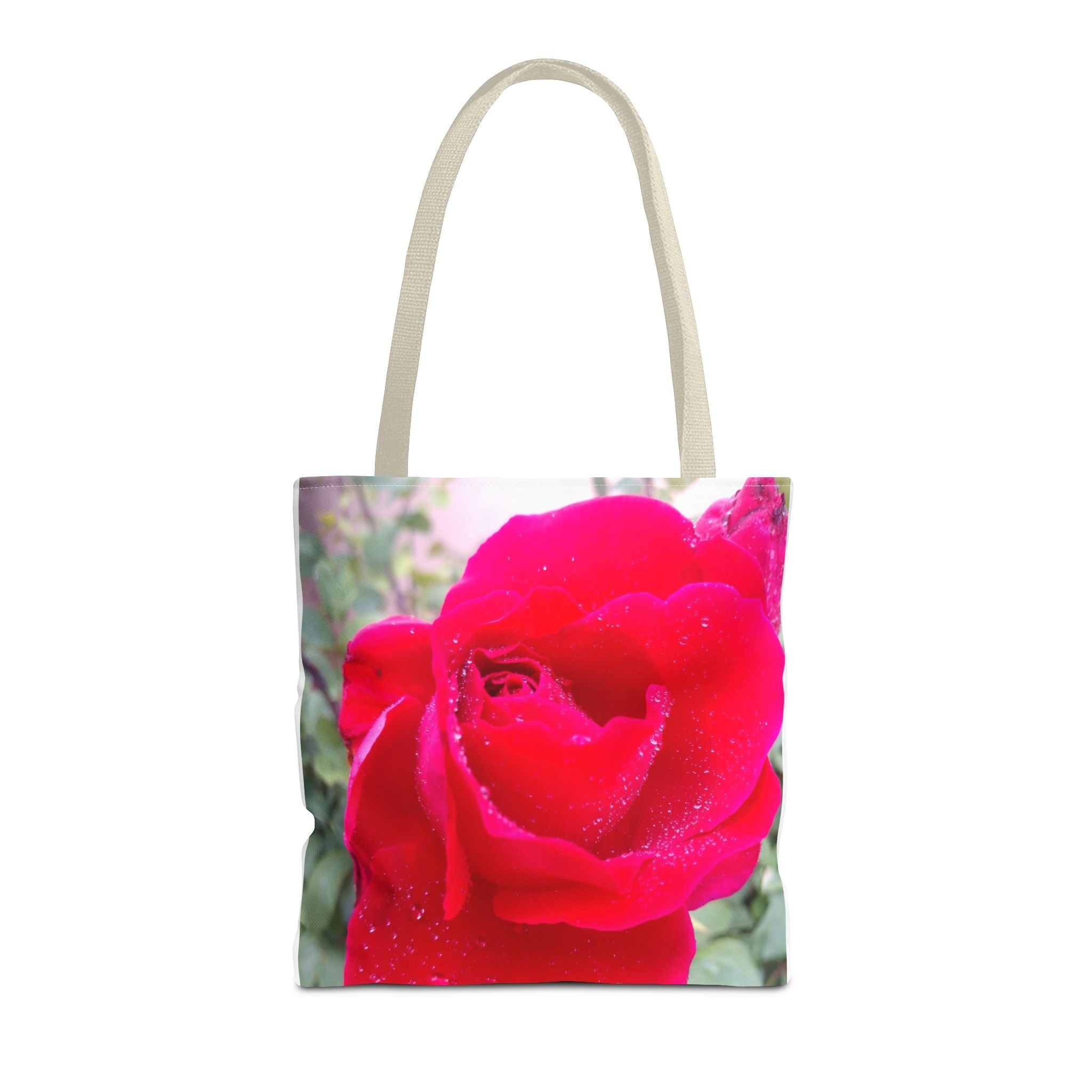 Vibrant Floral Tote Bag | Artistic Rose Design for Everyday Use, Eco-Friendly Shopping, Perfect Gift for Garden Lovers