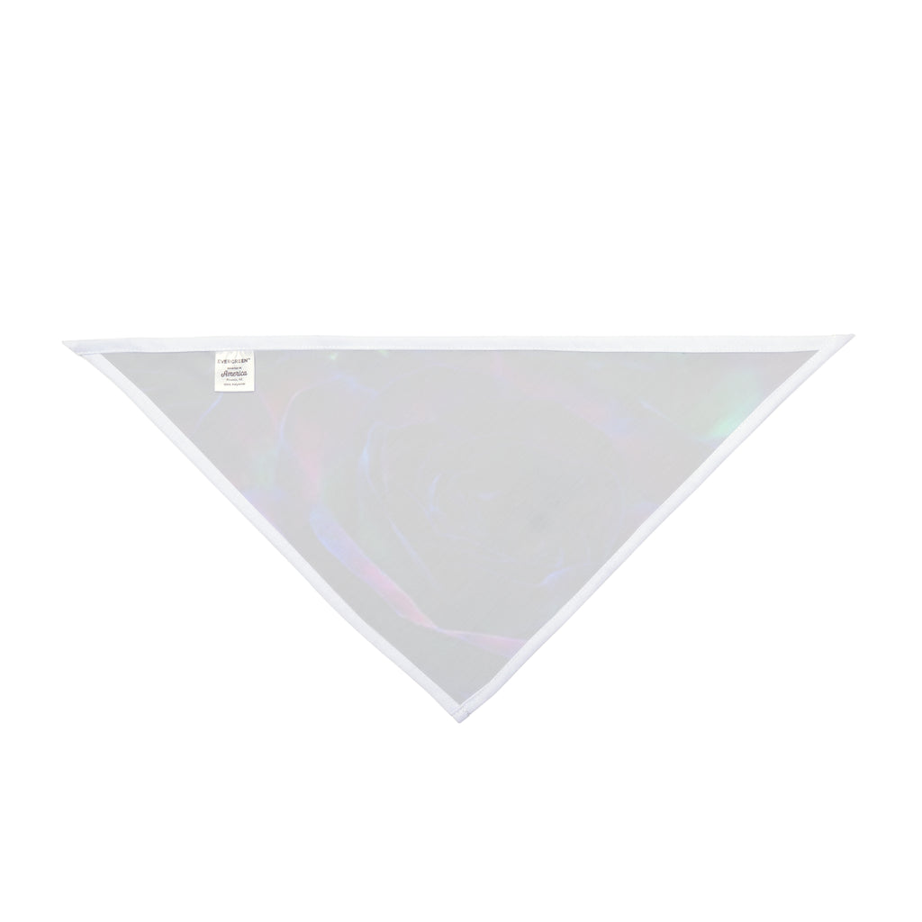 Glamorous Pet Bandana with Vibrant Rose Design, Stylish Puppy Accessory for Weddings, Parties, Photo Shoots, Gift for Pet Lovers