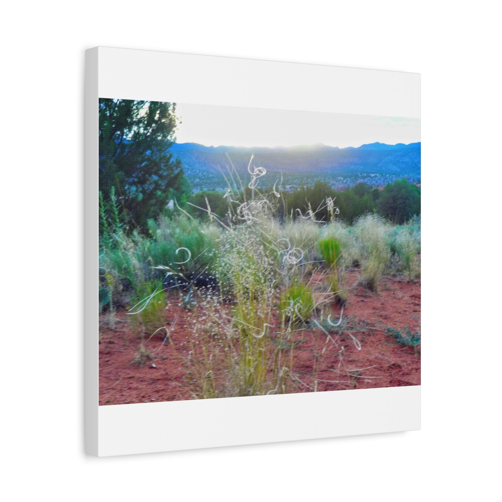 Serene Desert Landscape Canvas Print, Nature Wall Art, Home Decor, Gift for Nature Lovers, Rustic Art for Living Room, Boho Decor