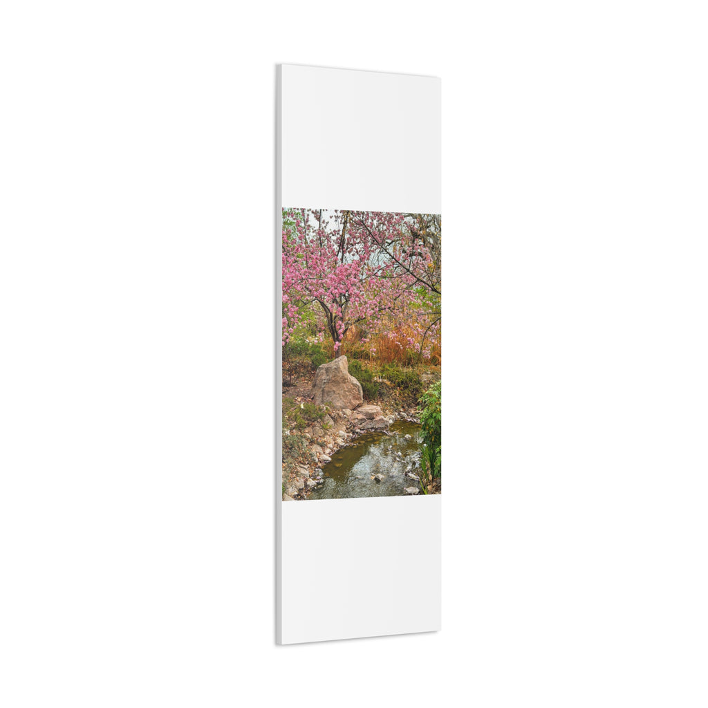 Canvas Wall Art, Pink Blossom Landscape Decor, Nature Photograph, Floral Print, Spring Home Decor, Gift for Nature Lovers
