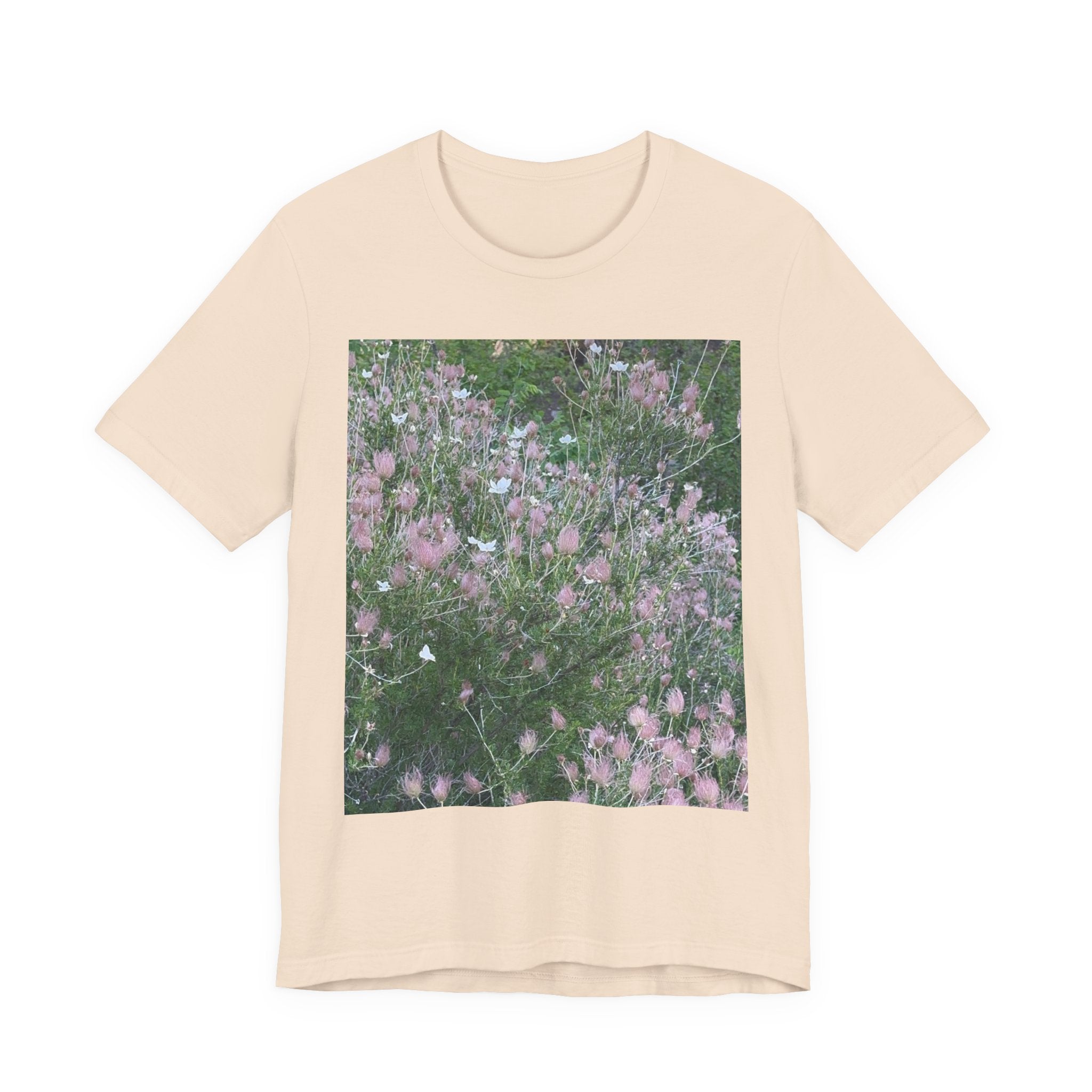 Floral Breeze Tee – Botanical Art Unisex Jersey Tee, Nature Lover Gift, Summer Fashion, Casual Wear, Eco-Friendly Style