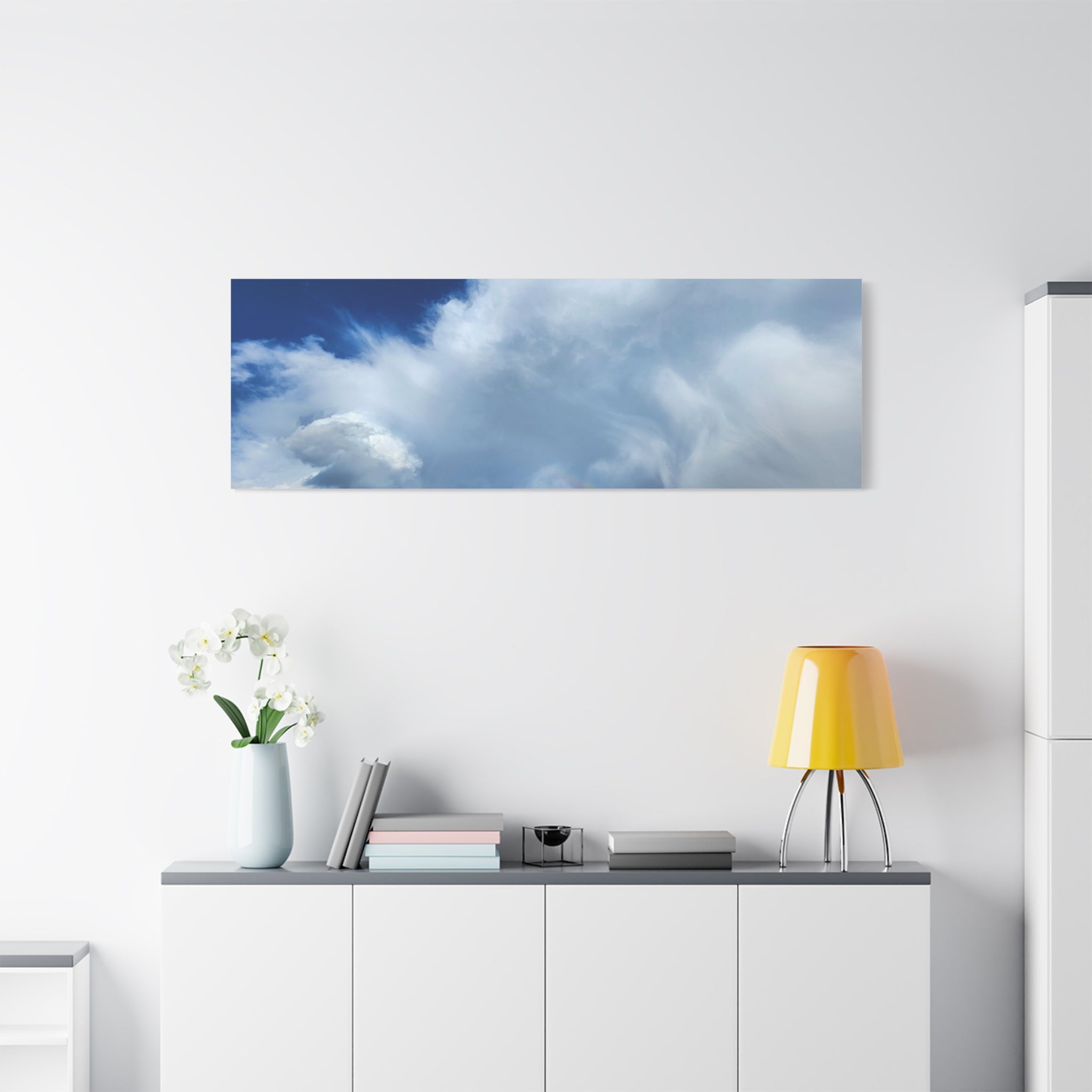 Rainbow Cloud Art Canvas Print, Stretched Wall Decor, Home/Office Art, Gift for Nature Lovers, Gallery Wall Accent