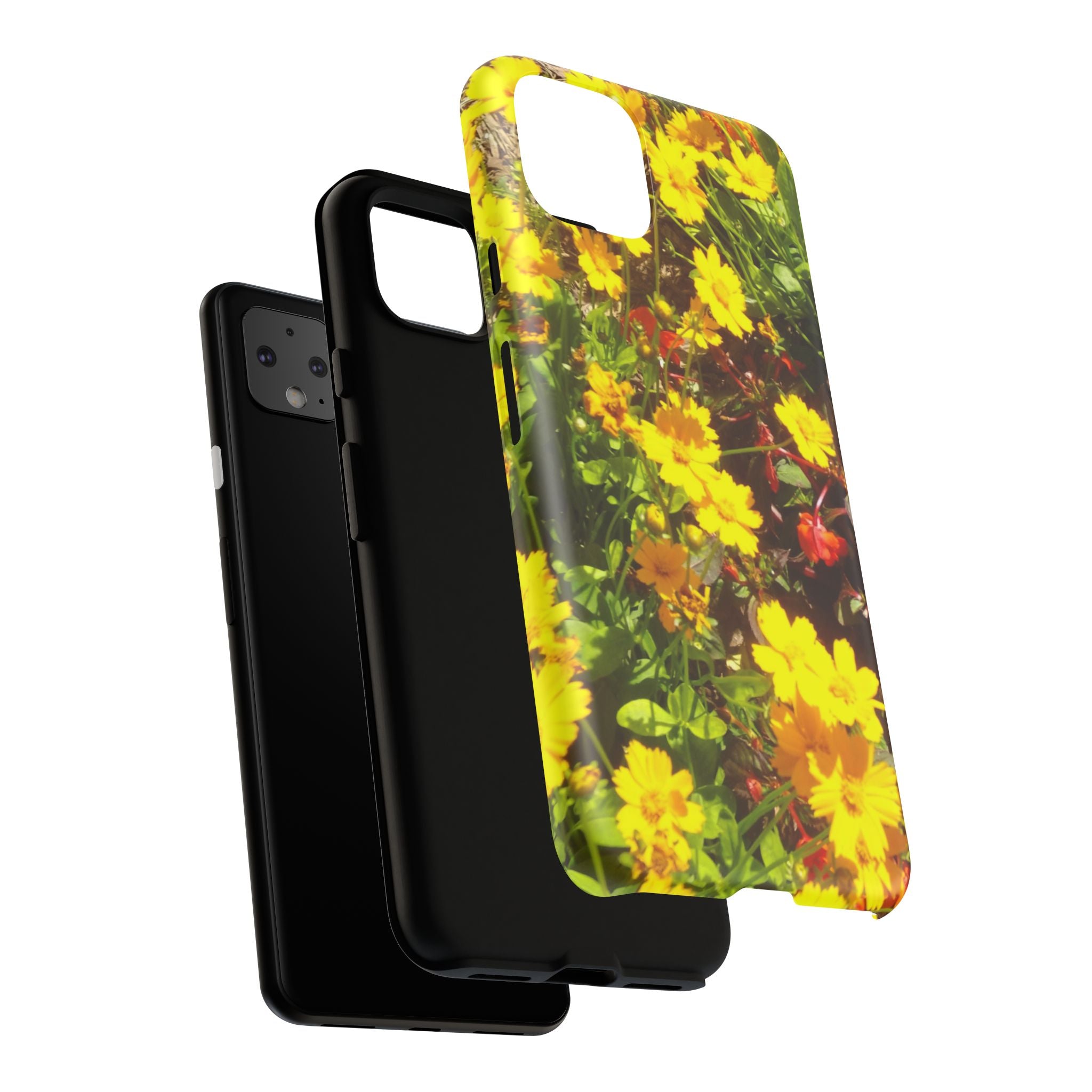 Floral Phone Case - Tough Cases with Vibrant Yellow Flowers, Protective Floral Cover, Spring Decor, Gift Idea for Nature Lovers, [...]