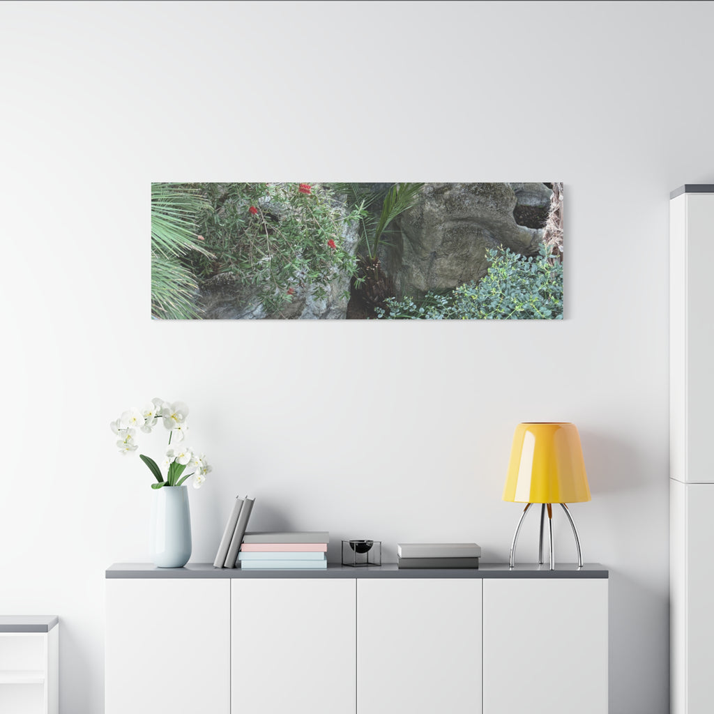 Canvas Wall Art, Tropical Garden Print, Home Decor, Botanical Artwork, Nature Lover Gift, Modern Interior Design
