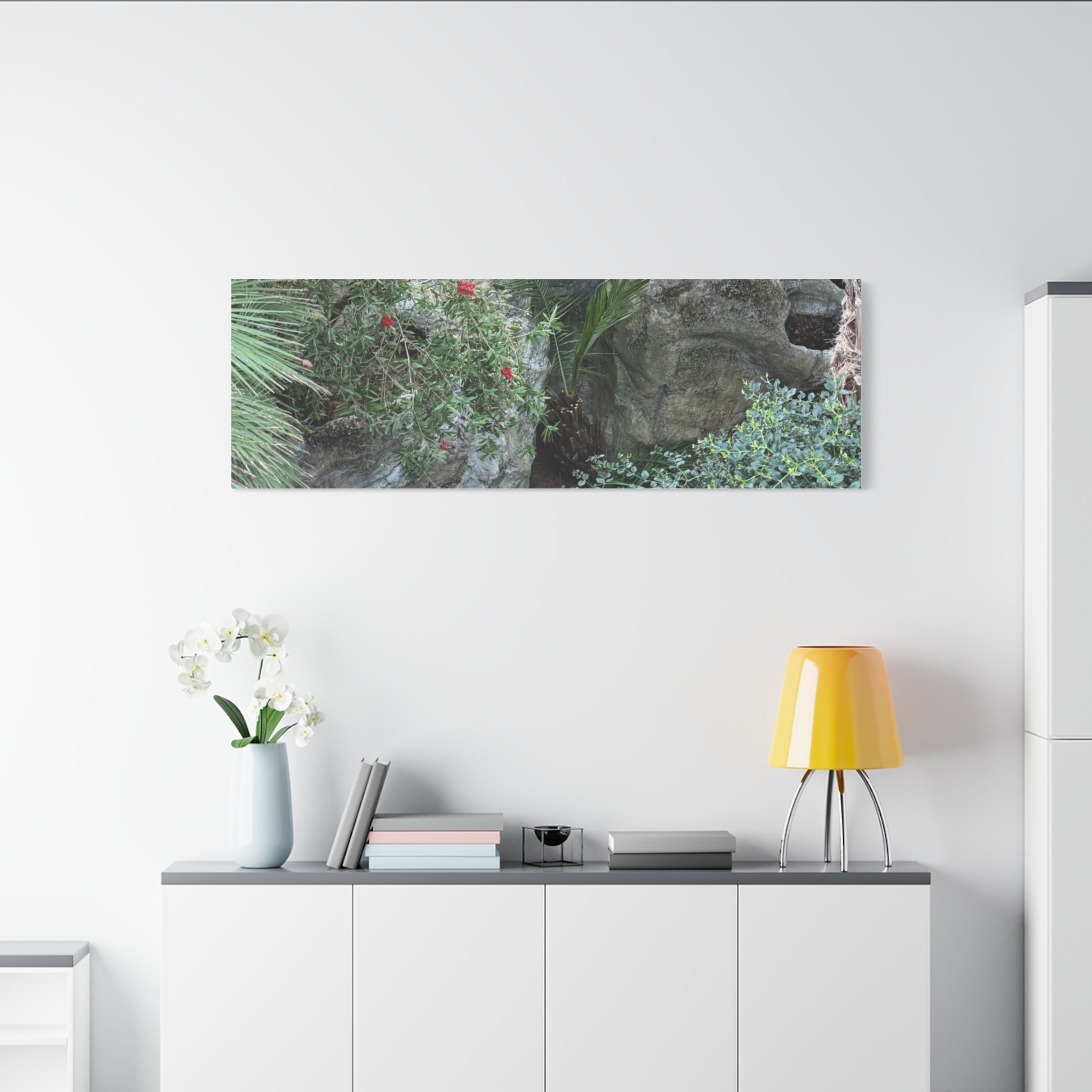 Canvas Wall Art, Tropical Garden Print, Home Decor, Botanical Artwork, Nature Lover Gift, Modern Interior Design