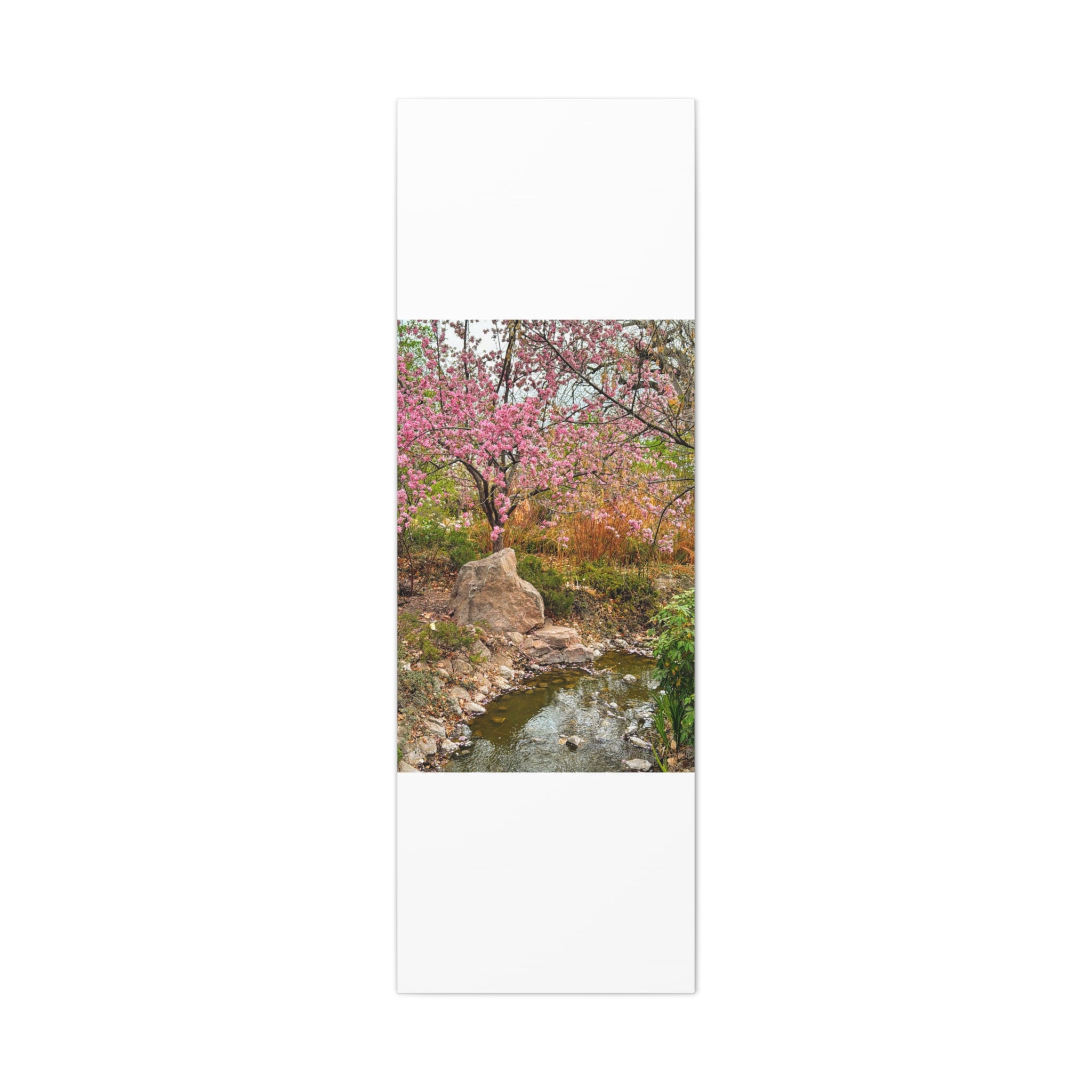 Canvas Wall Art, Pink Blossom Landscape Decor, Nature Photograph, Floral Print, Spring Home Decor, Gift for Nature Lovers