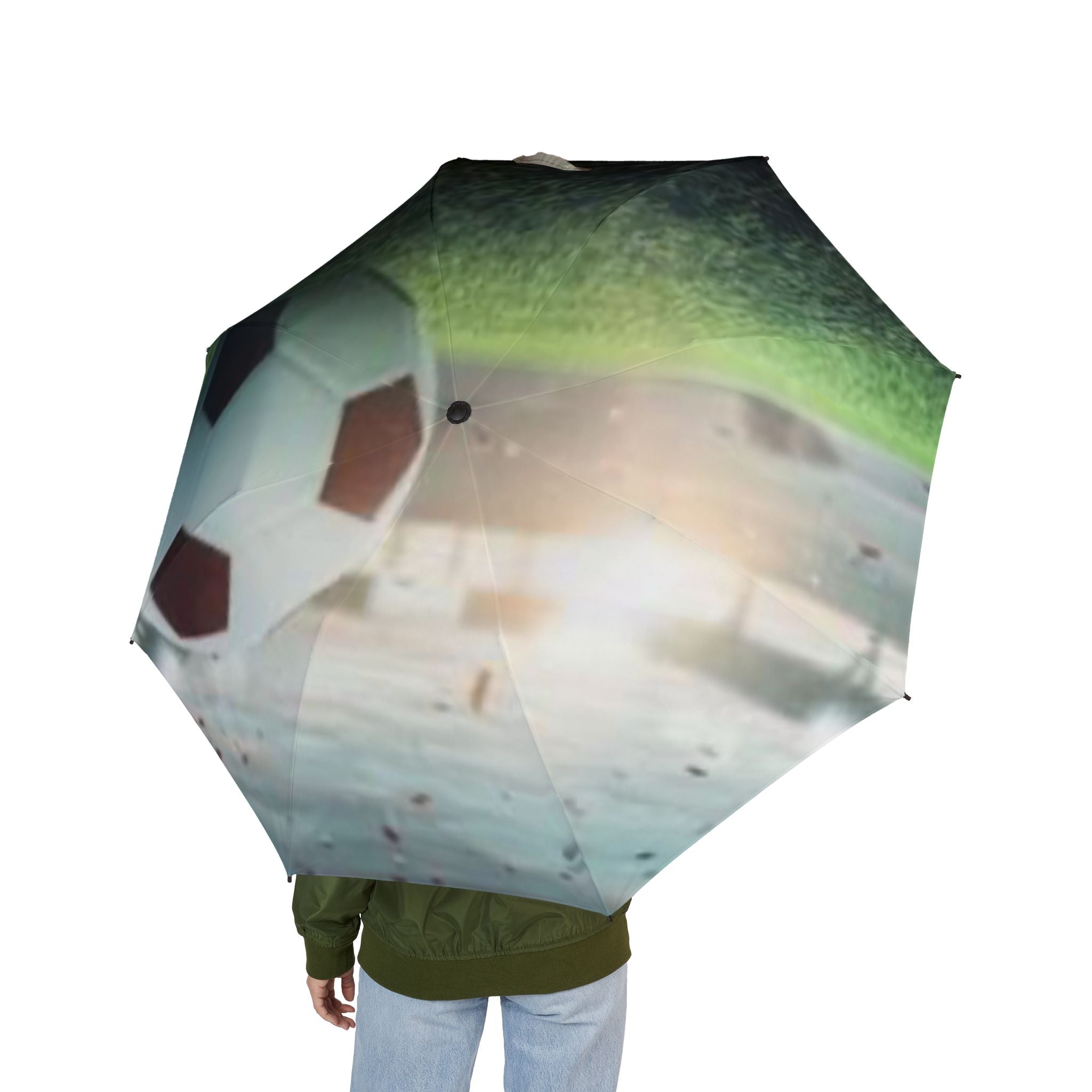 Stylish Sports Umbrella - A Must-Have for Soccer Lovers, Portable Rain Gear, Perfect for Outdoor Events, Gift for Athletes