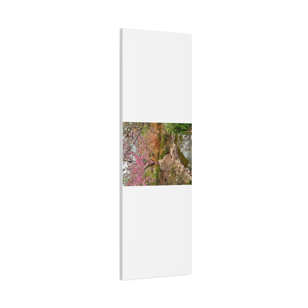 Blossoming Serenity Canvas Print, Floral Wall Art, Nature Decor, Home Aesthetic, Gift Idea for Garden Lovers, Spring Decor