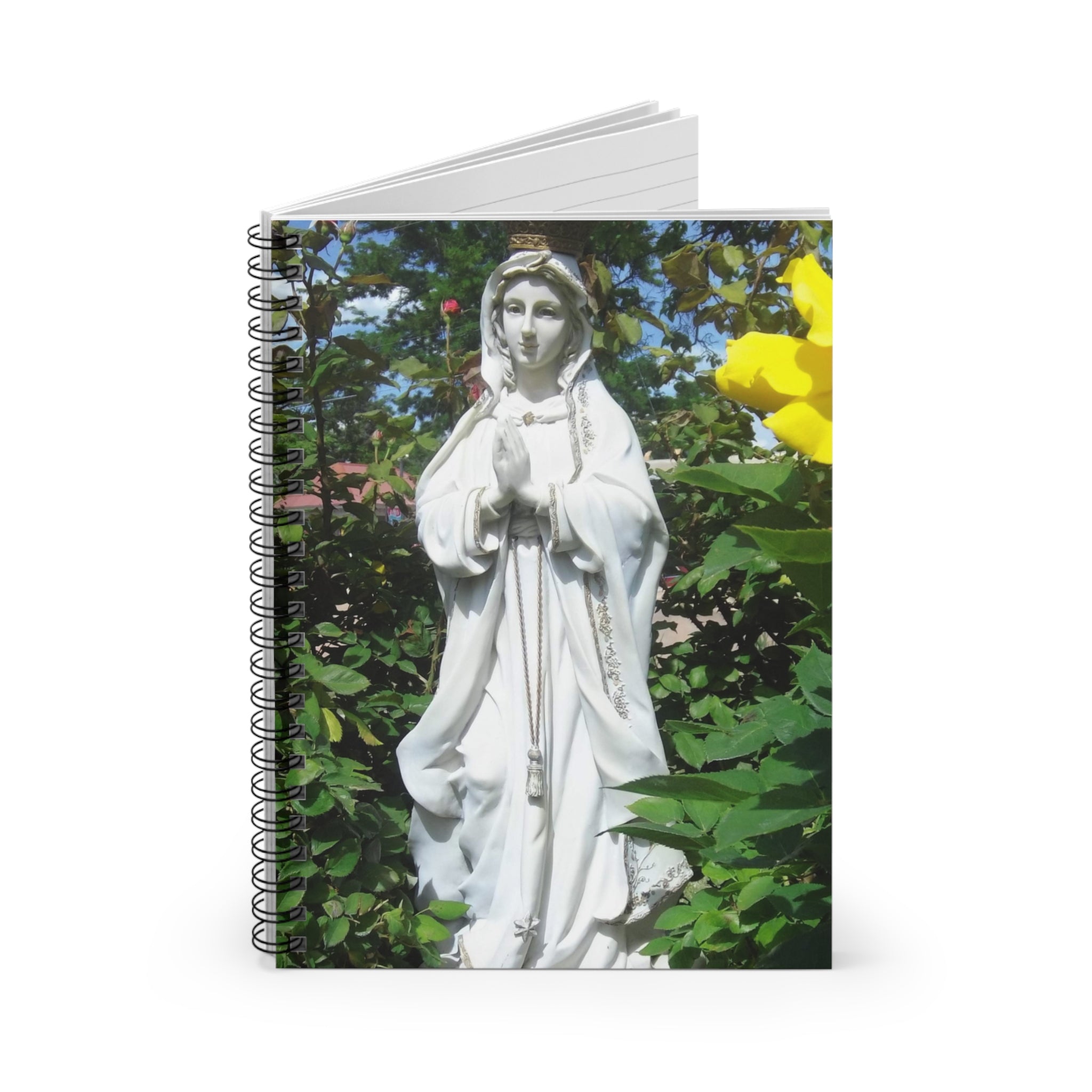 Spiritual Spiral Notebook - Ruled Lines, Saintly Design for Journaling, Daily Reflections, Religious Gifts, Prayer Notes, Catholic [...]