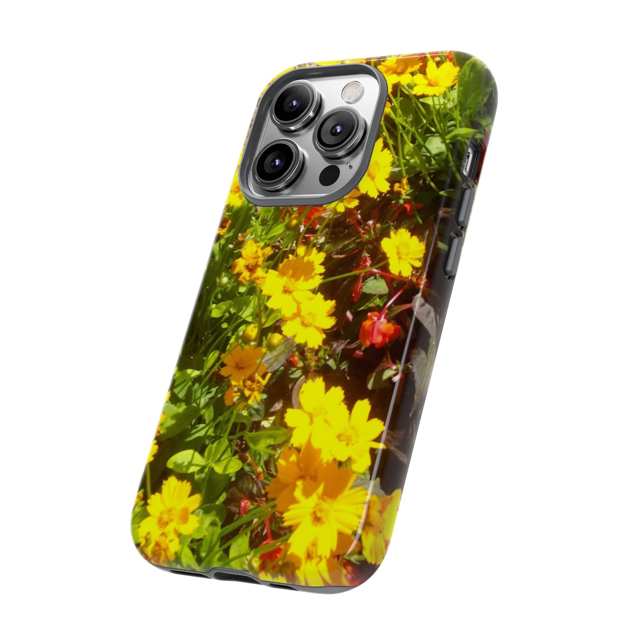Floral Phone Case - Tough Cases with Vibrant Yellow Flowers, Protective Floral Cover, Spring Decor, Gift Idea for Nature Lovers, [...]