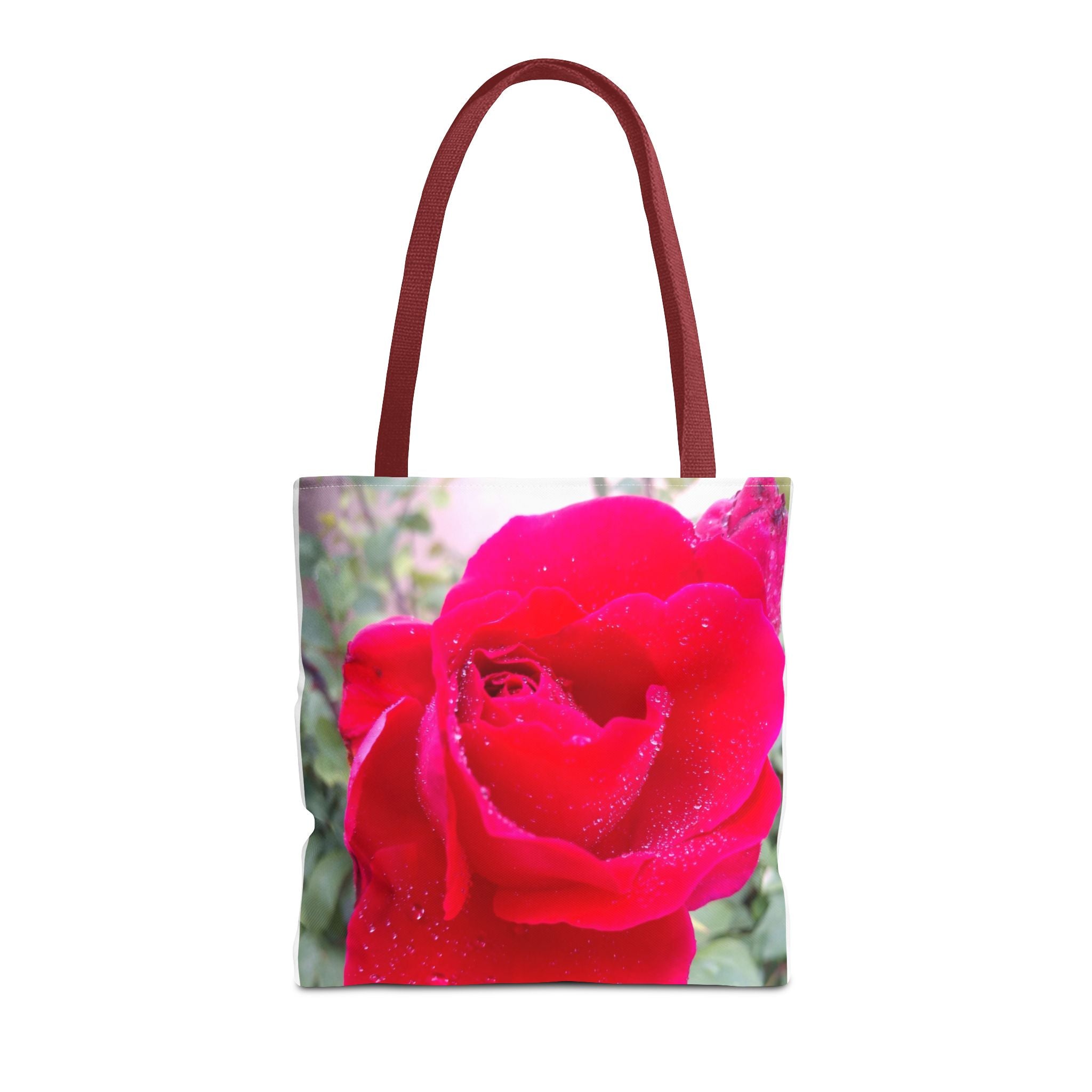 Vibrant Floral Tote Bag | Artistic Rose Design for Everyday Use, Eco-Friendly Shopping, Perfect Gift for Garden Lovers