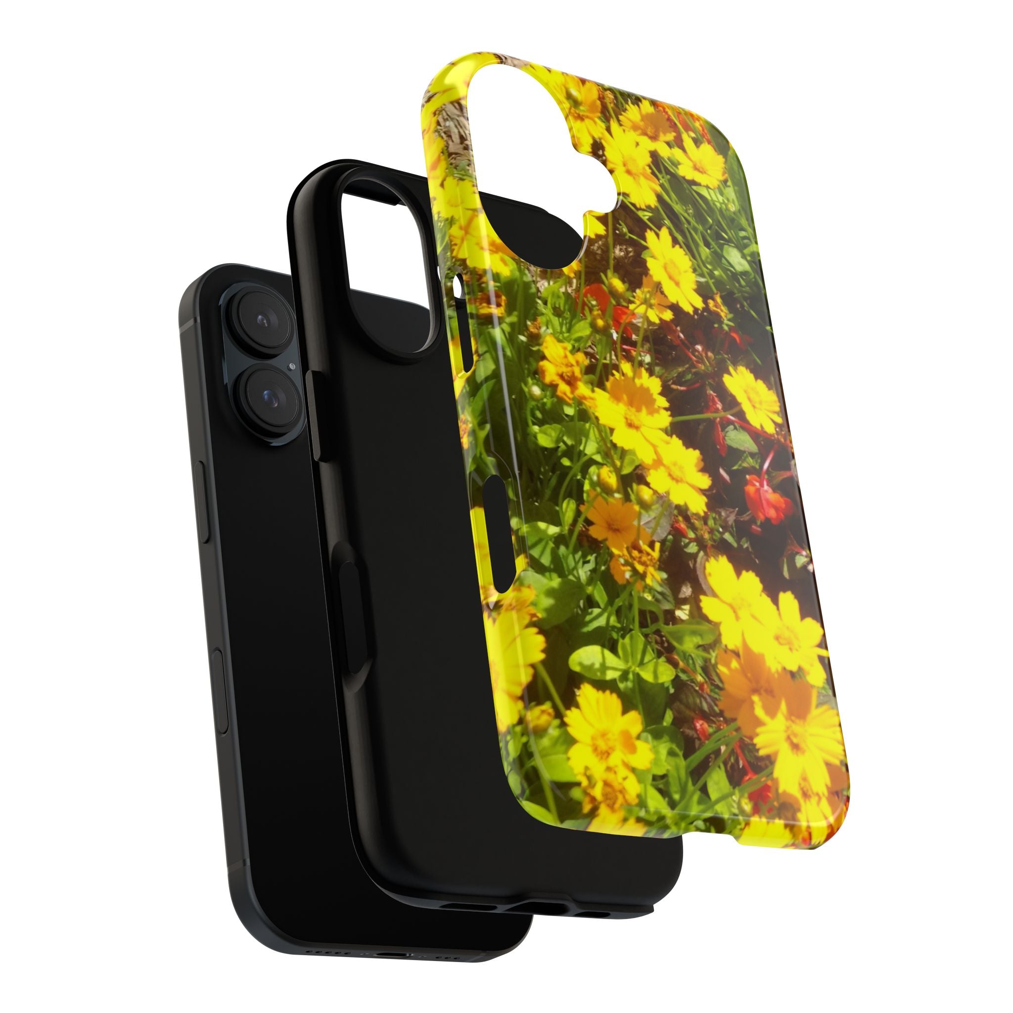Floral Phone Case - Tough Cases with Vibrant Yellow Flowers, Protective Floral Cover, Spring Decor, Gift Idea for Nature Lovers, [...]