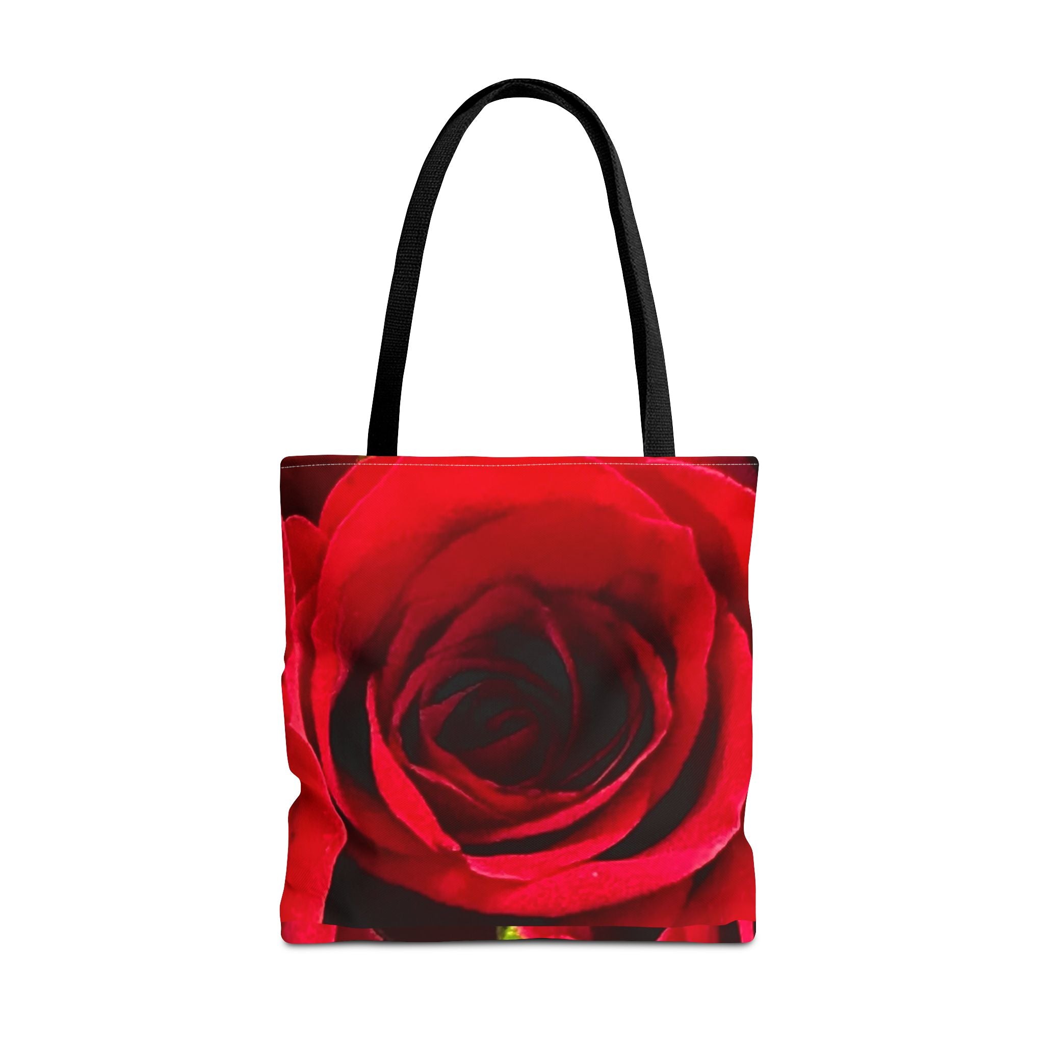 Romantic Floral Tote Bag, Stylish Grocery Bag, Perfect Gift for Mothers Day, Beach Tote, Everyday Use, AOP Red Rose Design