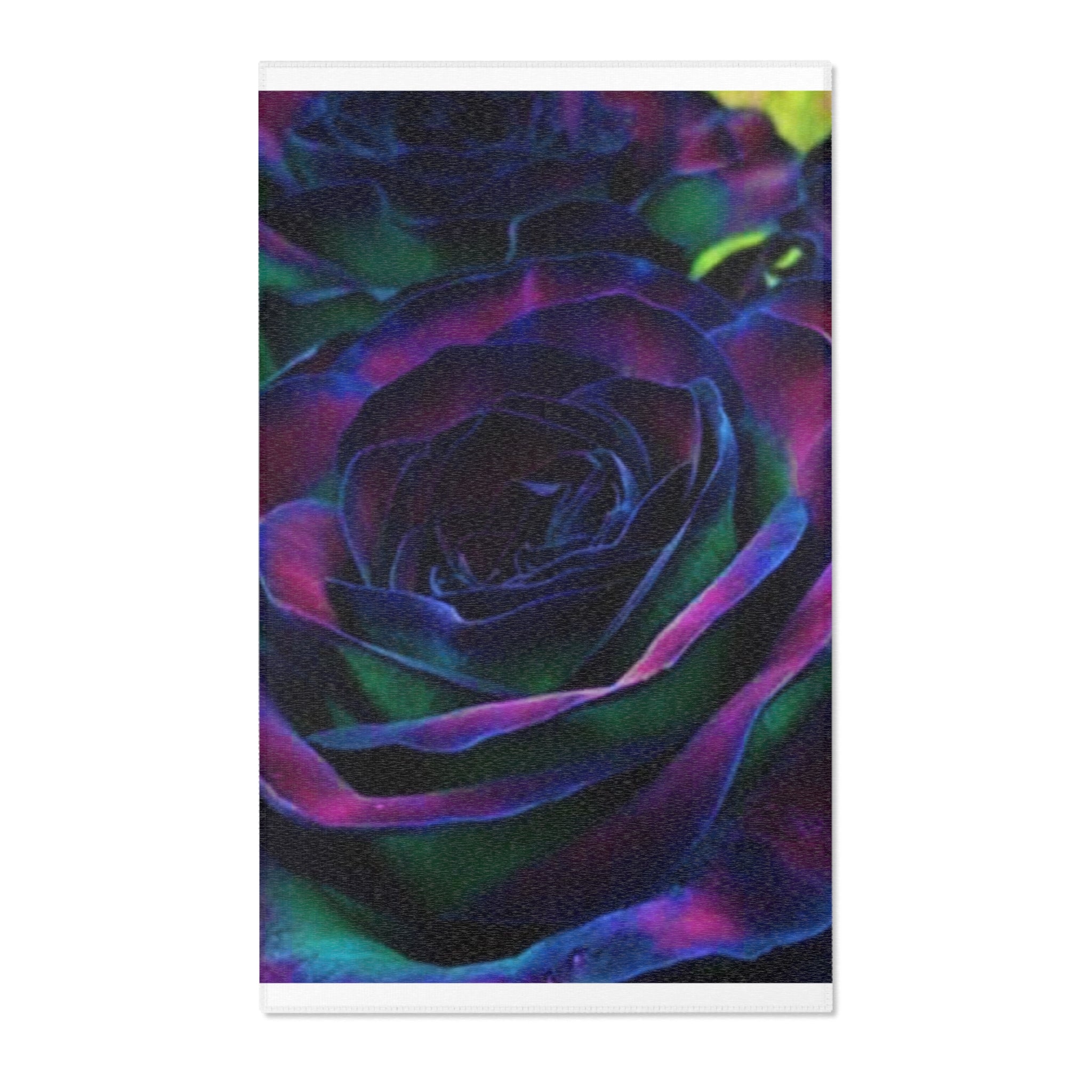 Vibrant Floral Area Rug - Colorful Home Decor, Boho Living Room Accent, Perfect for Gifts, Modern Floor Covering, Stylish Rug