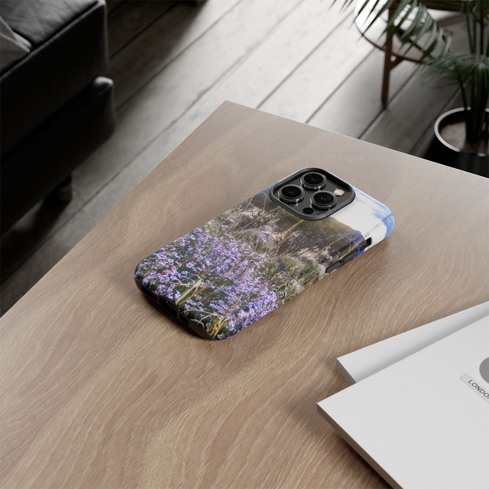 Floral Phone Case, Tough Phone Cover for Outdoor Lovers, Nature-Inspired Accessories, Gift for Photography Enthusiasts, Protective [...]