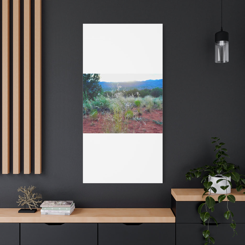 Serene Desert Landscape Canvas Print, Nature Wall Art, Home Decor, Gift for Nature Lovers, Rustic Art for Living Room, Boho Decor