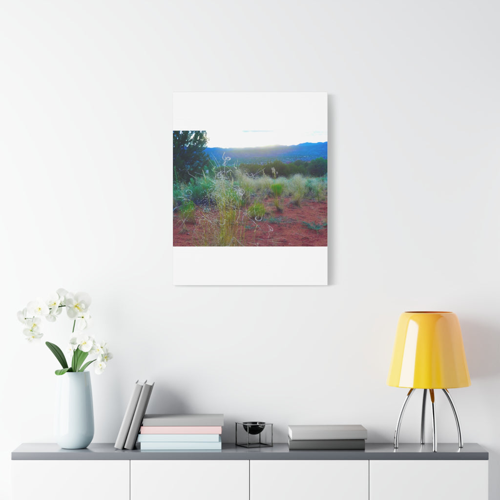 Stretched Canvas Art Print, Nature Wall Decor, Boho Home Decor, Rustic Landscape Art, Gift for Nature Lovers