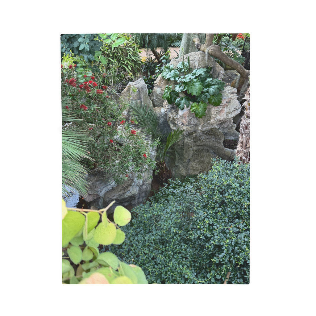 Cozy Garden Velveteen Plush Blanket - Perfect for Home Decor, Gift Giving, Cozy Nights, Nursery, and Outdoor Picnics