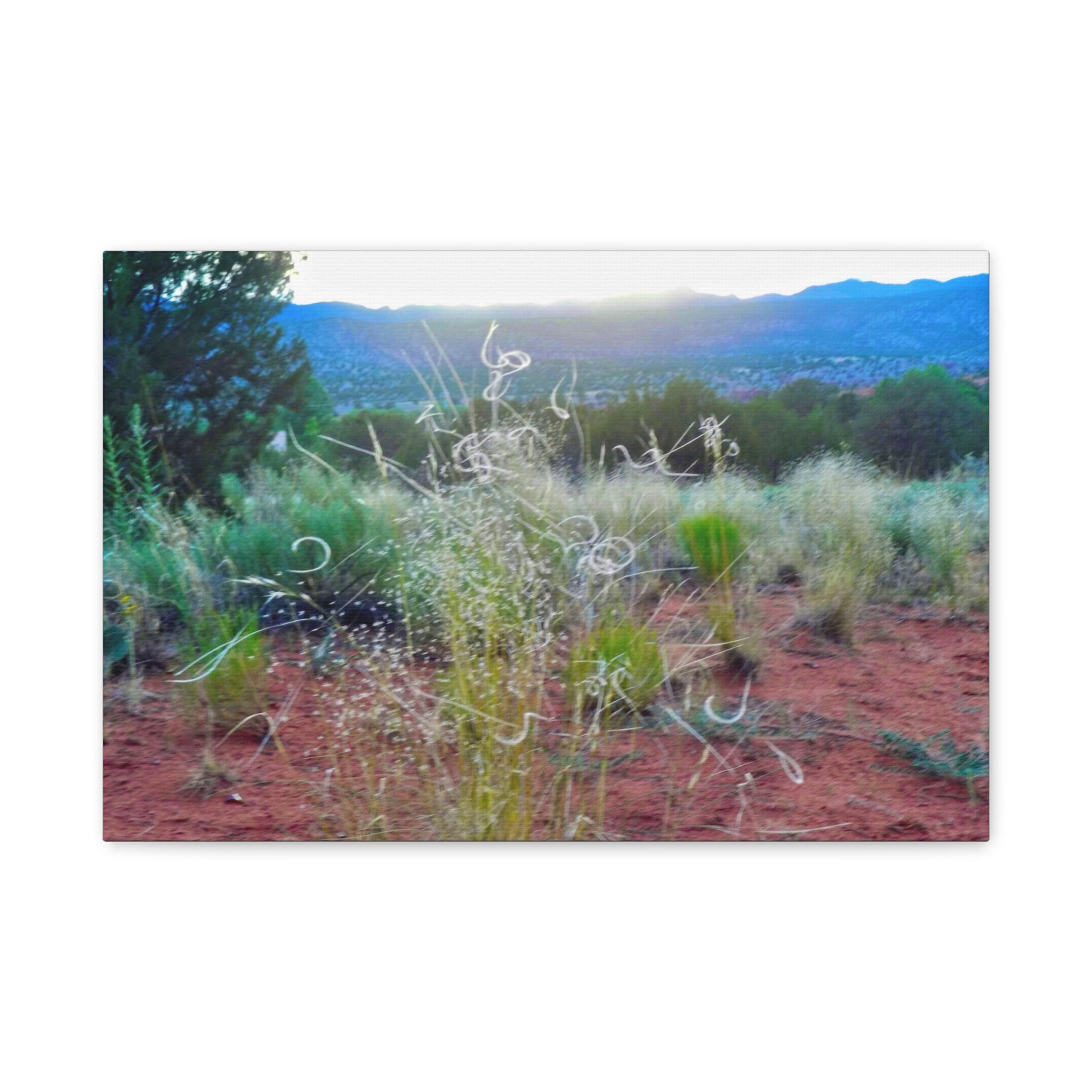 Serene Desert Landscape Canvas Print, Nature Wall Art, Home Decor, Gift for Nature Lovers, Rustic Art for Living Room, Boho Decor