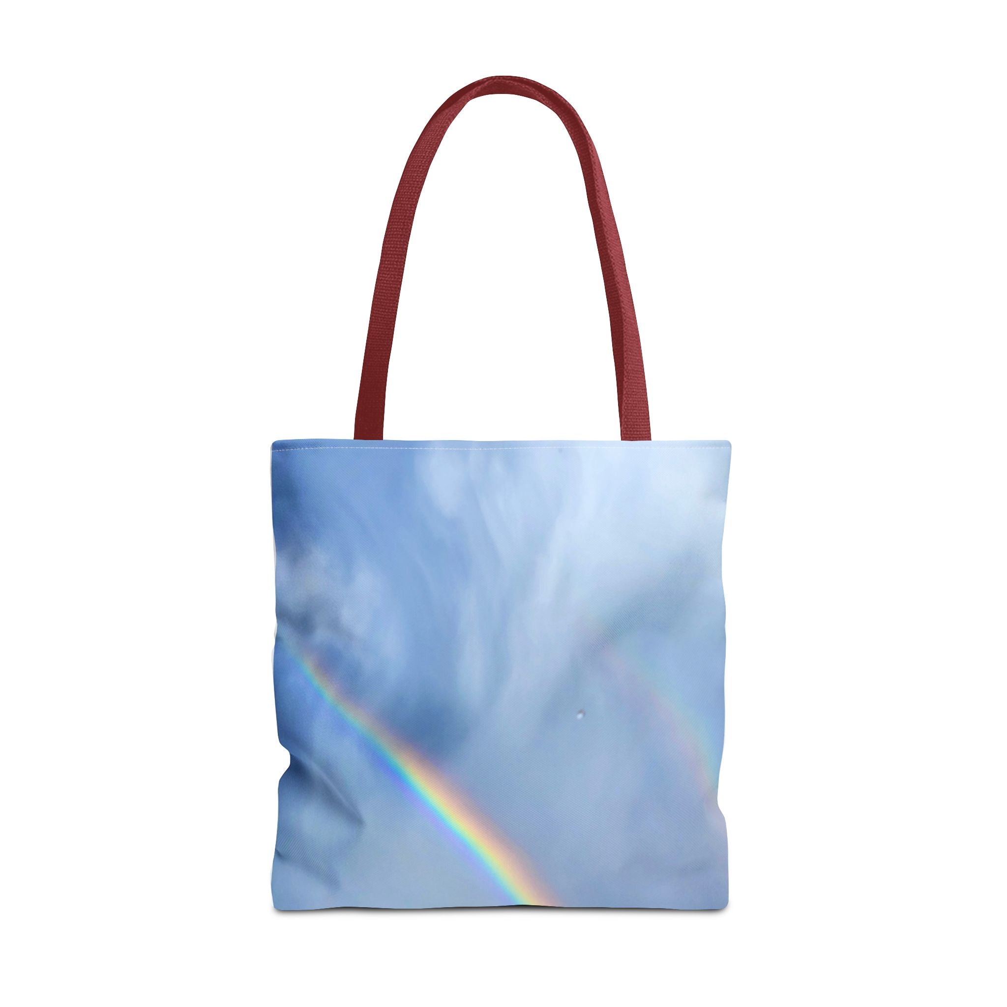 Rainbow Sky Tote Bag, Colorful Beach Bag, Reusable Shopping Tote, Summer Travel Accessory, Perfect Gift for Nature Lovers