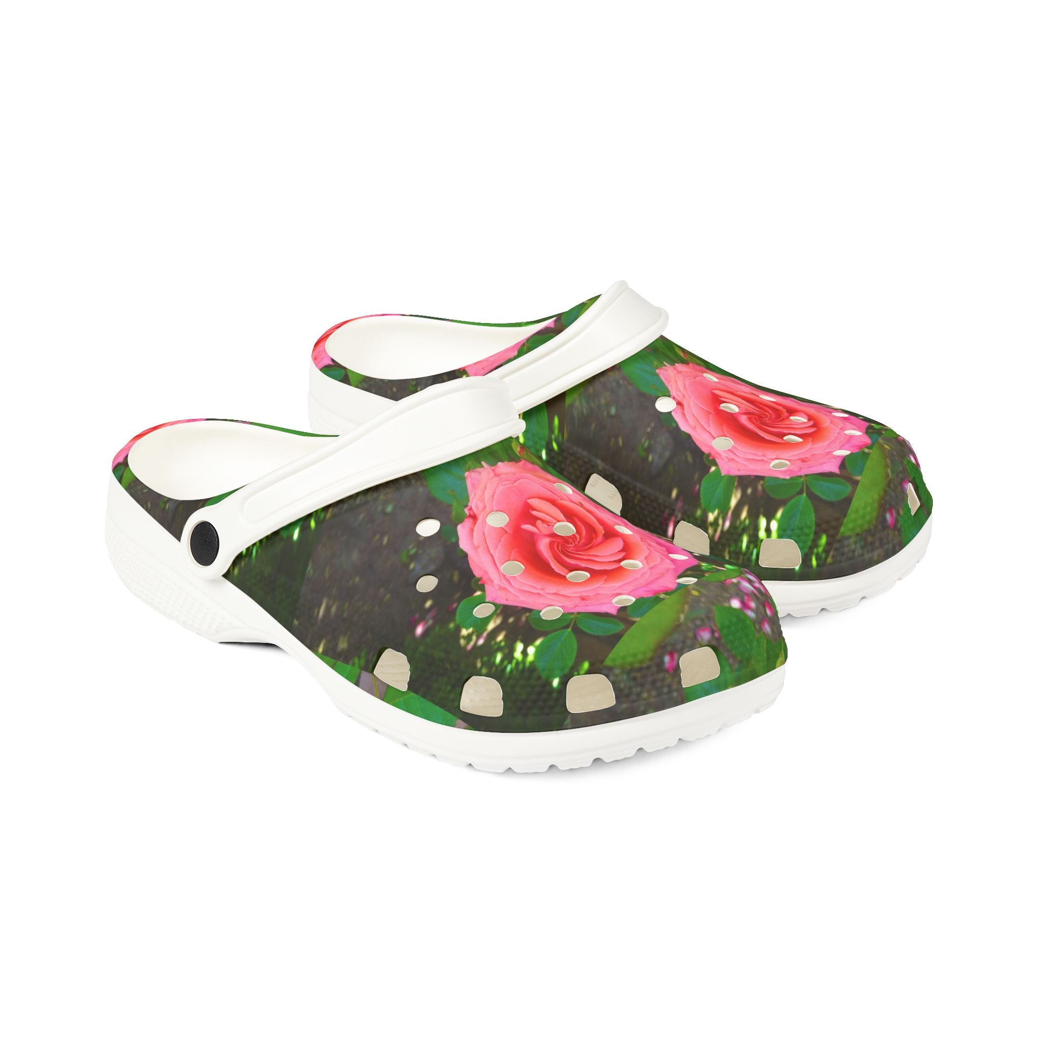 Floral EVA Foam Clogs - Stylish Comfort for Everyday Wear, Garden, Summer Fun, Casual Outfits, Gift for Flower Lovers