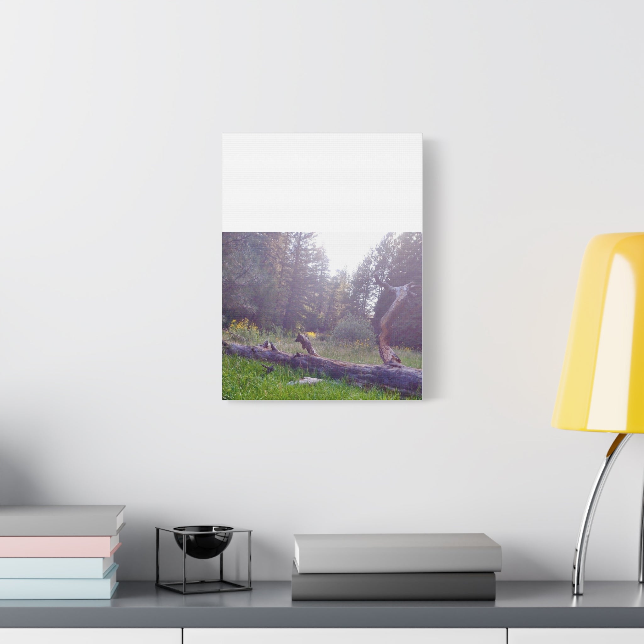 Matte Canvas Wall Art - Serene Nature Scene, Perfect for Home Decor, Gift for Nature Lovers, Office Wall Decoration, Rustic Art Print